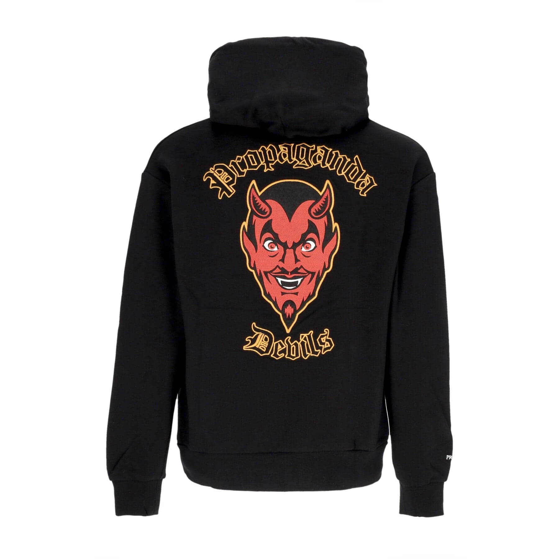 PROPAGANDA Felpa Cappuccio Uomo Mefisto Hoodie Black - 3