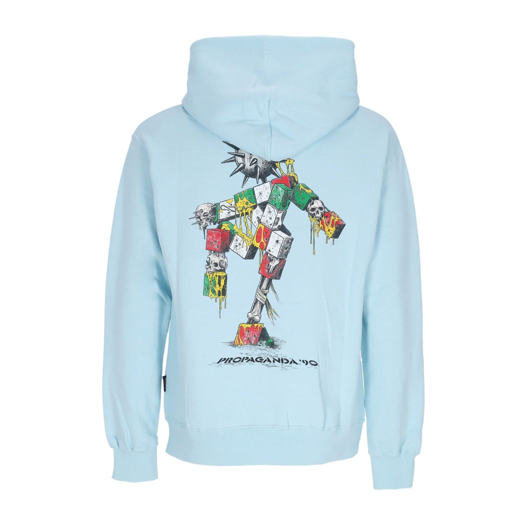 PROPAGANDA Felpa Cappuccio Uomo Novanta Hoodie Sugar - 4