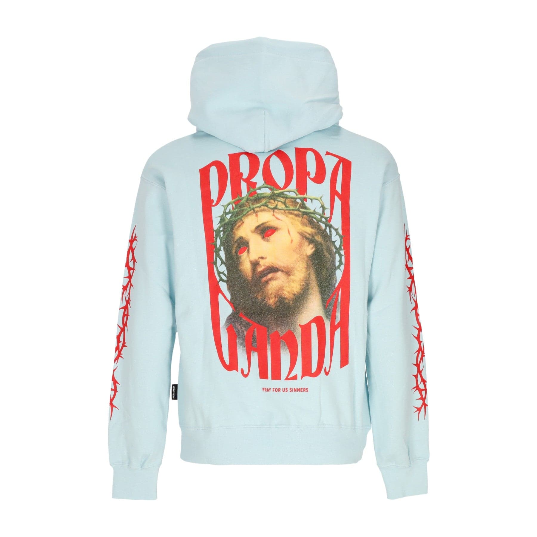 PROPAGANDA Felpa Cappuccio Uomo Crown Hoodie Sugar - 3
