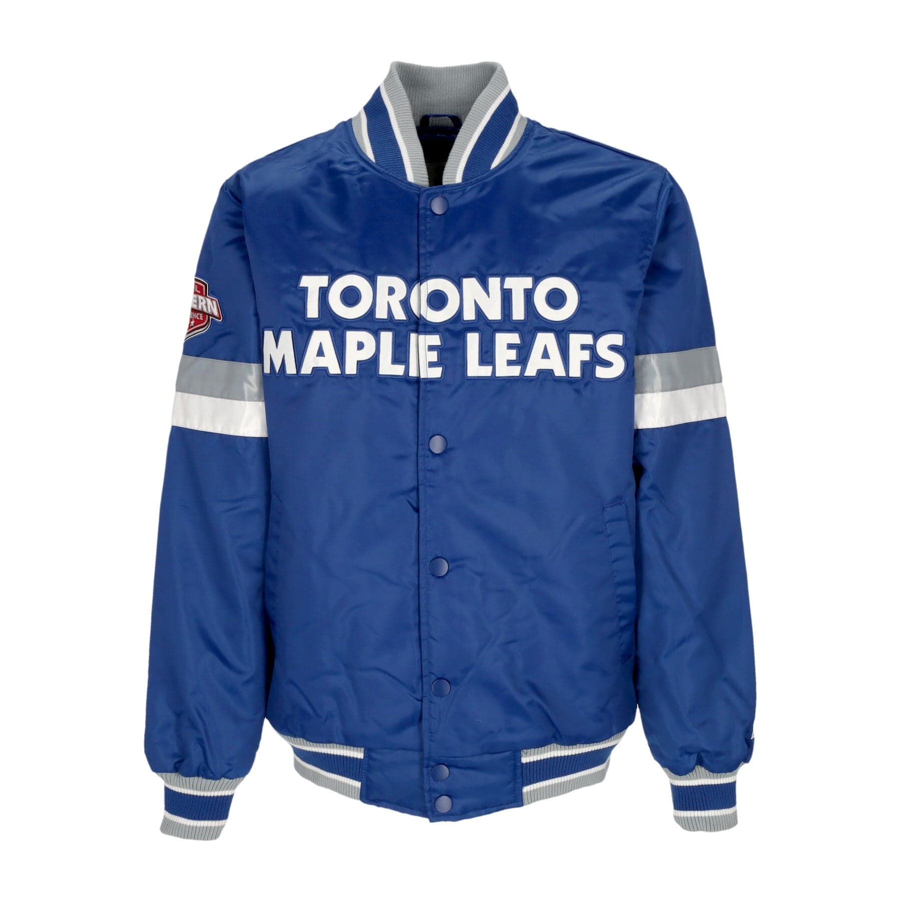 STARTER Giubbotto Bomber Uomo Nhl Home Game Satin Jacket Torlea Original Team Colors - 6