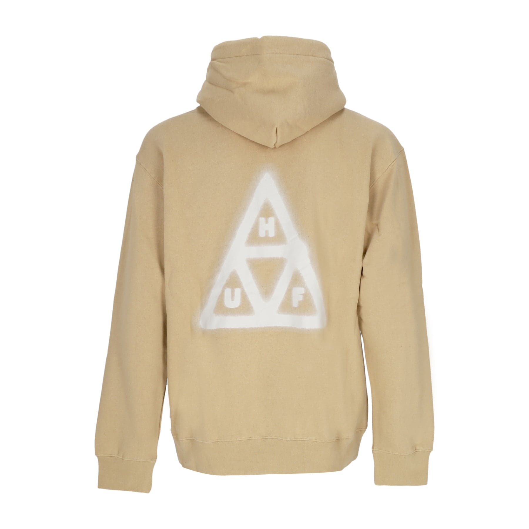 HUF Felpa Cappuccio Zip Uomo Horus Full Zip Hoodie Oatmeal - 3