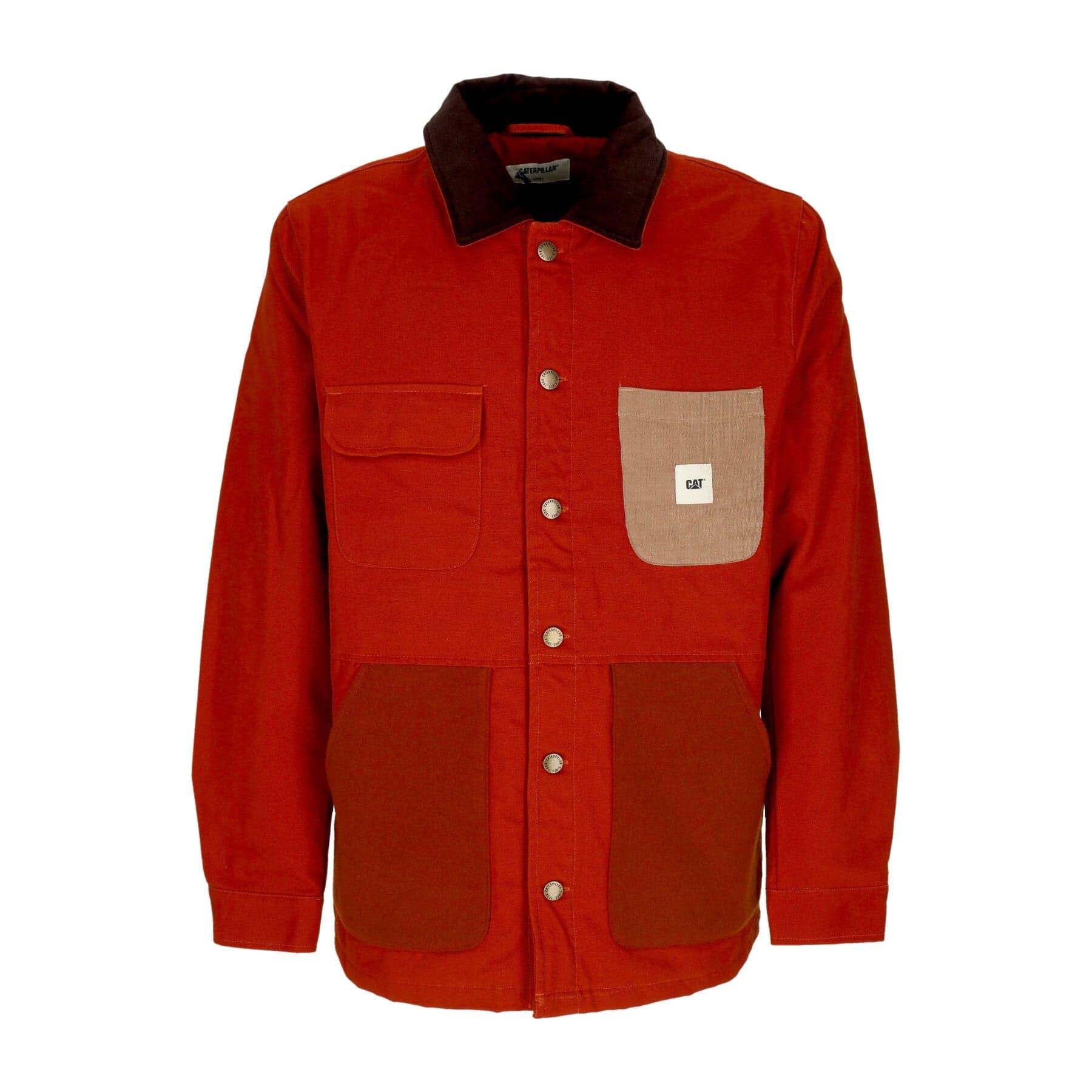 CATERPILLAR Giacca Workwear Uomo Mix Media Jacket Sienna Red - 3