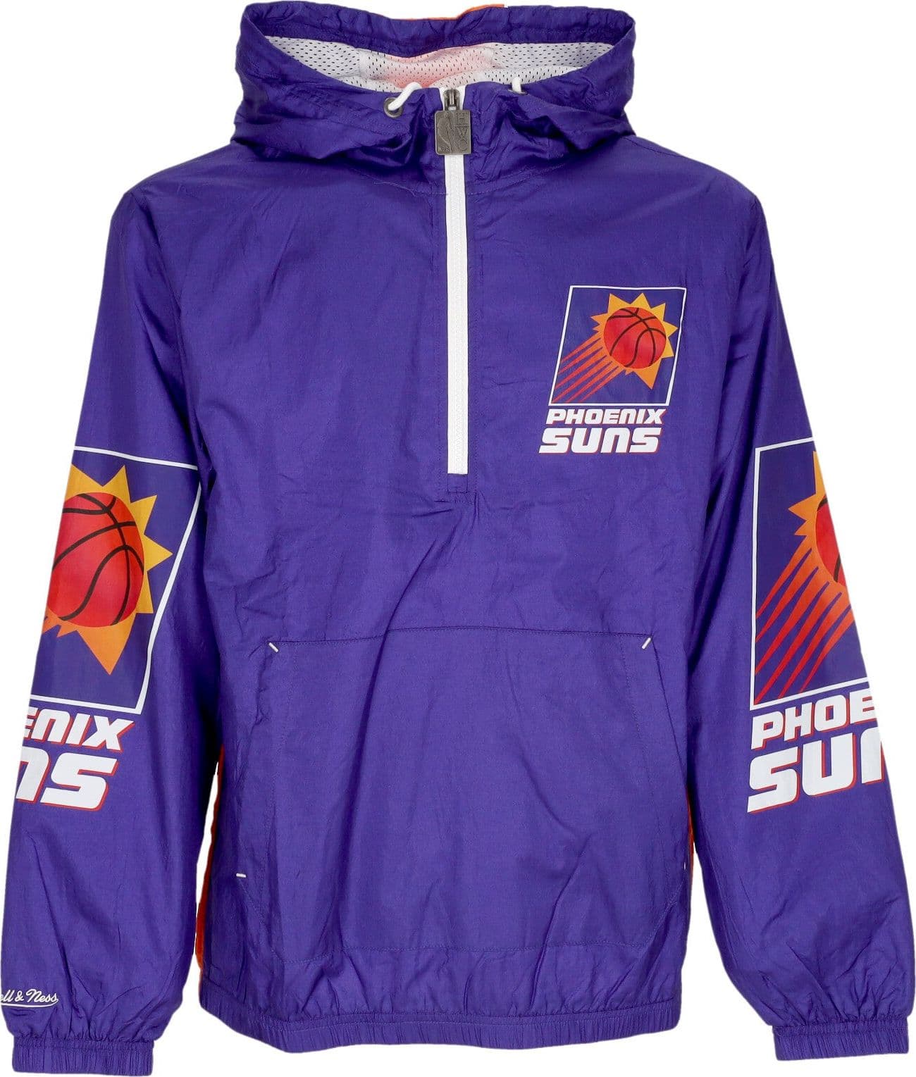 MITCHELL &amp; NESS Giacca a Vento Infilabile Uomo Nba Team Og 2.0 Anorak Windbreaker Phosun Original Team Colors – Mitchell