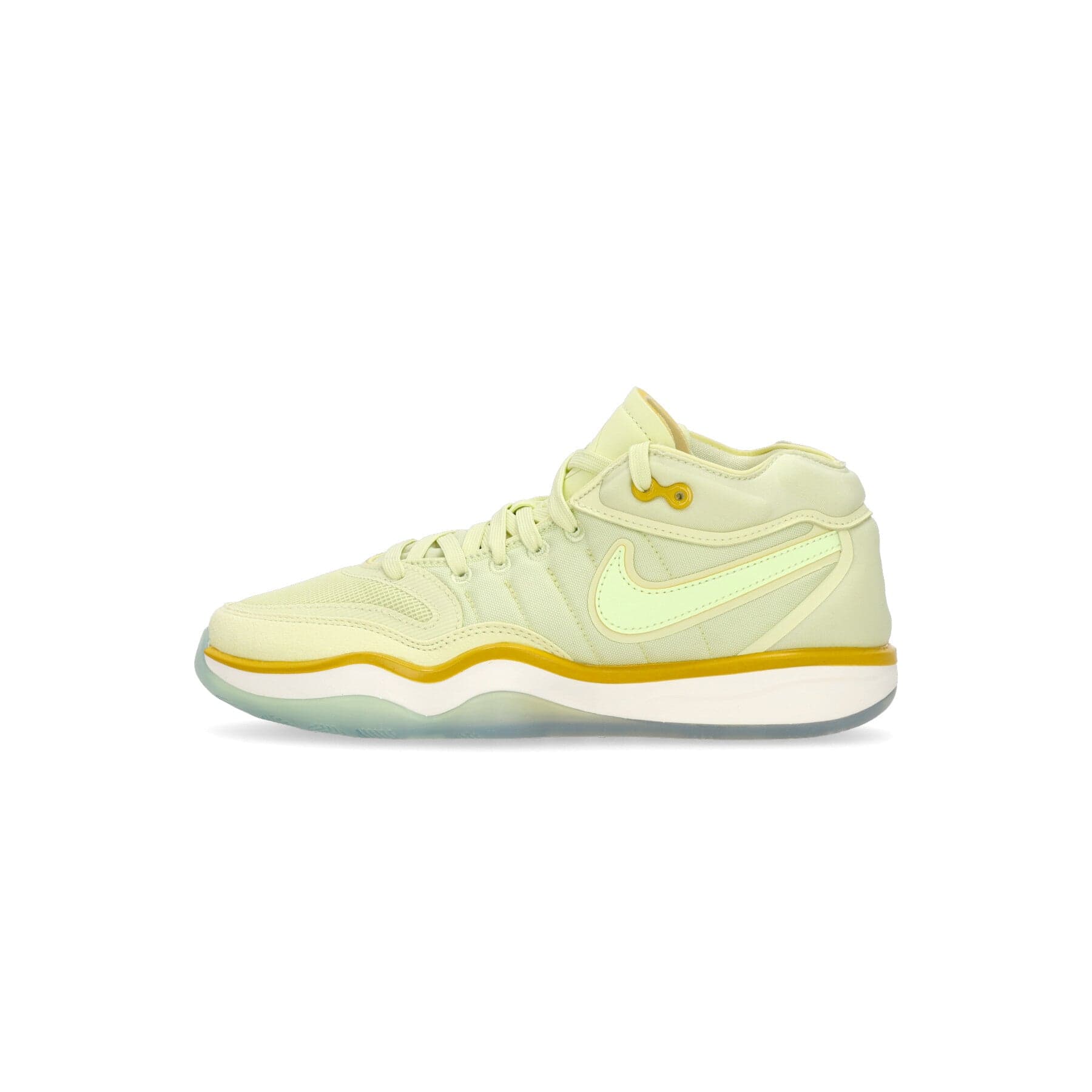 NIKE NBA Scarpa Basket Uomo Air Zoom G.t. Hustle 2 Luminous Green/barely Volt/vivid Sulfur - 7