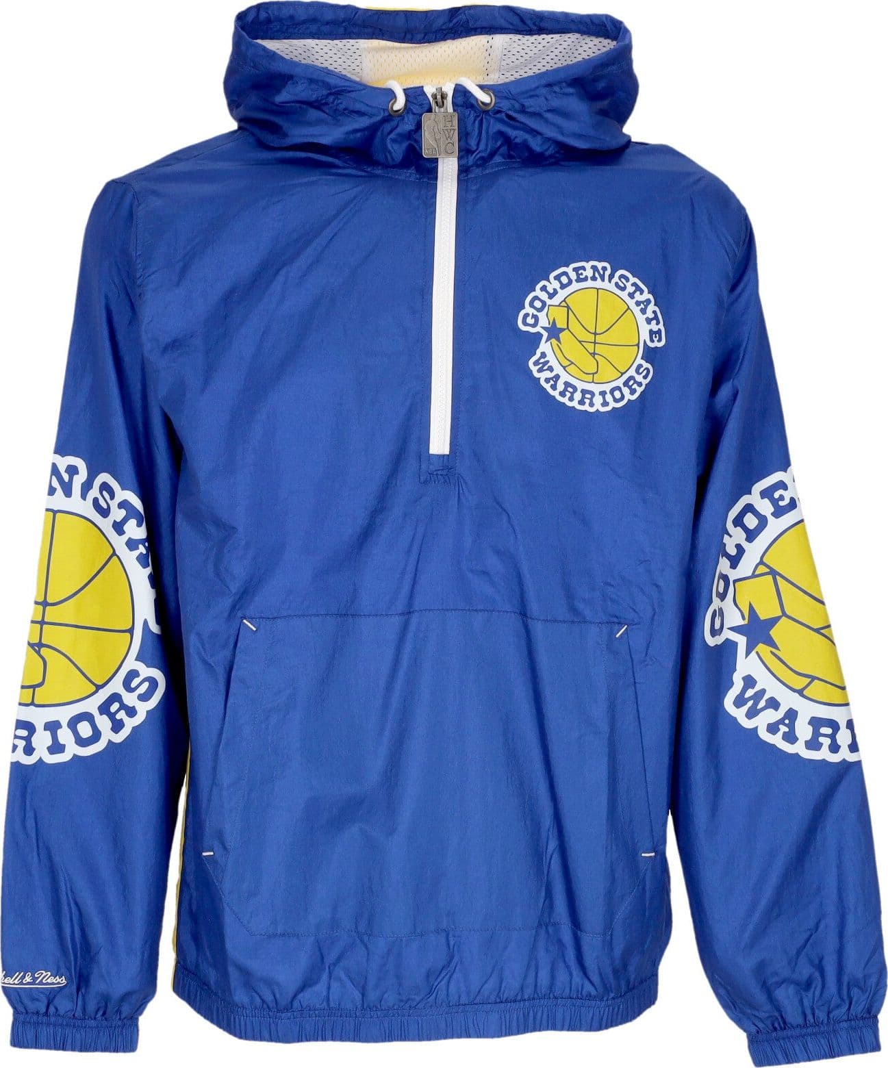 MITCHELL &amp; NESS Giacca a Vento Infilabile Uomo Nba Team Og 2.0 Anorak Windbreaker Golwar Original Team Colors – Mitchell