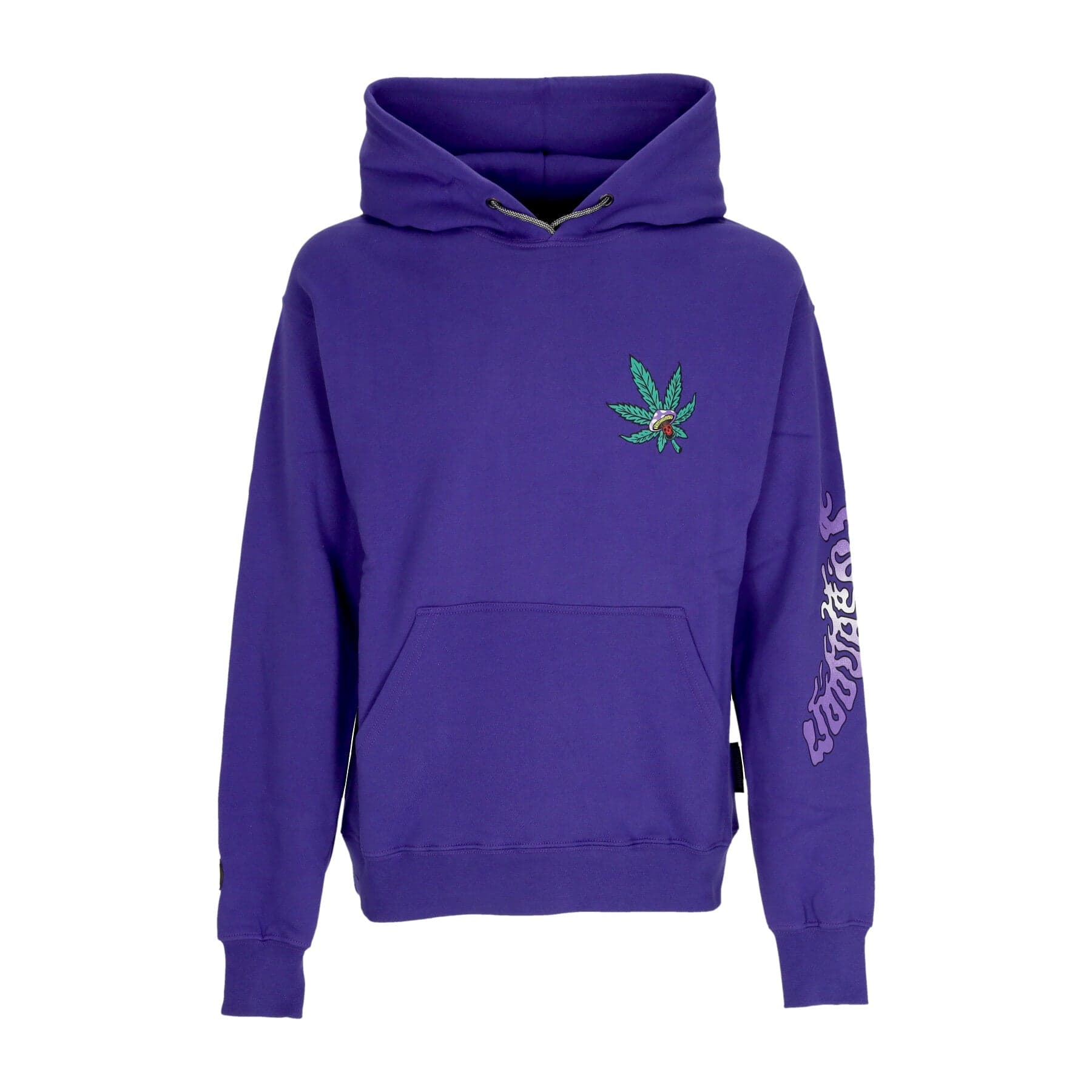 MUSHROOM Felpa Cappuccio Uomo Skull Liquid Hoodie Purple - 3