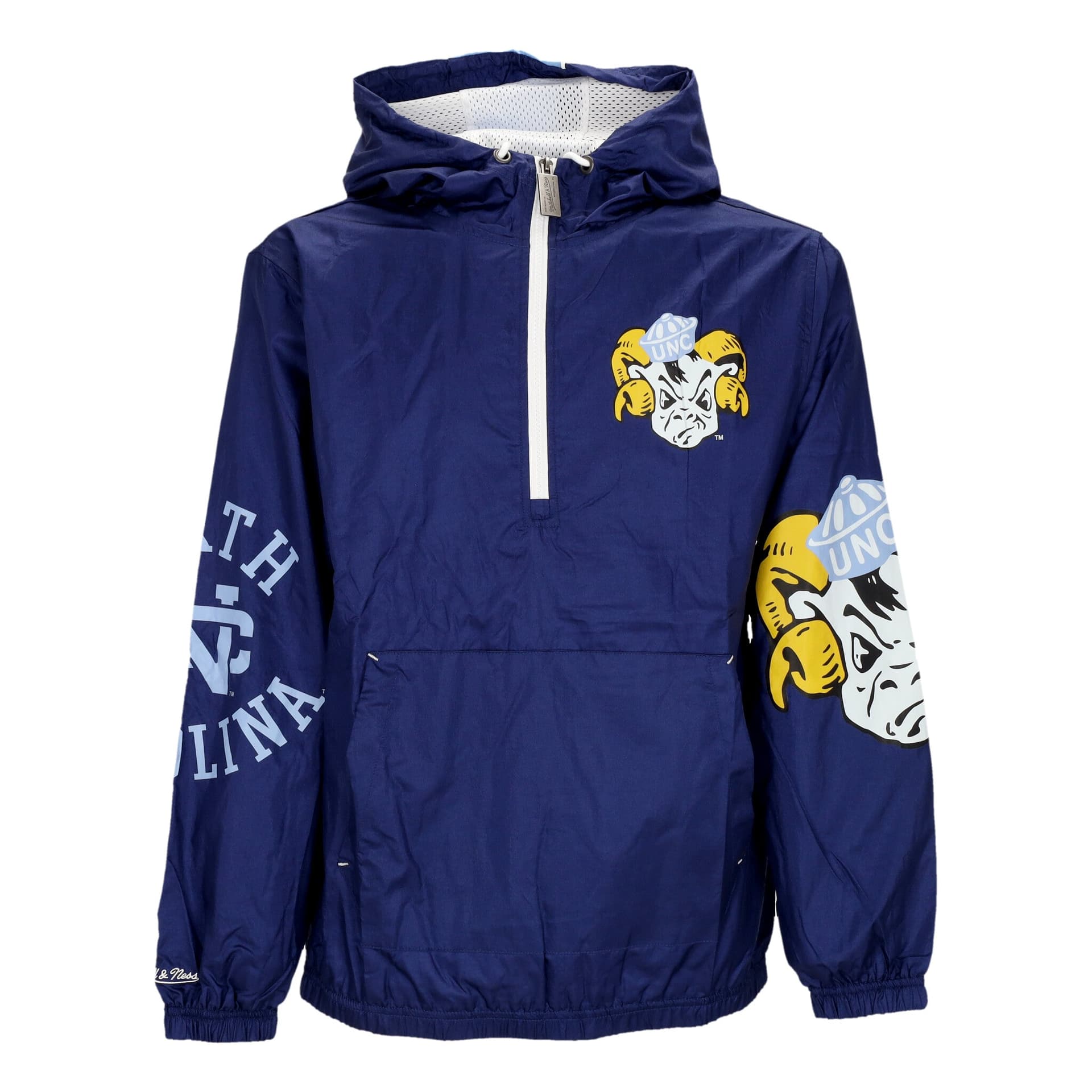 MITCHELL &amp; NESS Giacca a Vento Infilabile Uomo Ncaa Team Og 2.0 Anorak Windbreaker Unchee Original Team Colors - 5