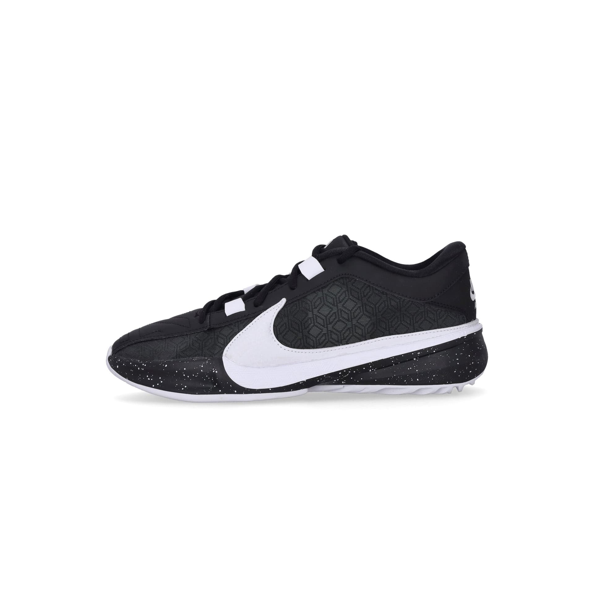 NIKE NBA Scarpa Basket Uomo Zoom Freak 5 Black/white/pure Platinum - 7
