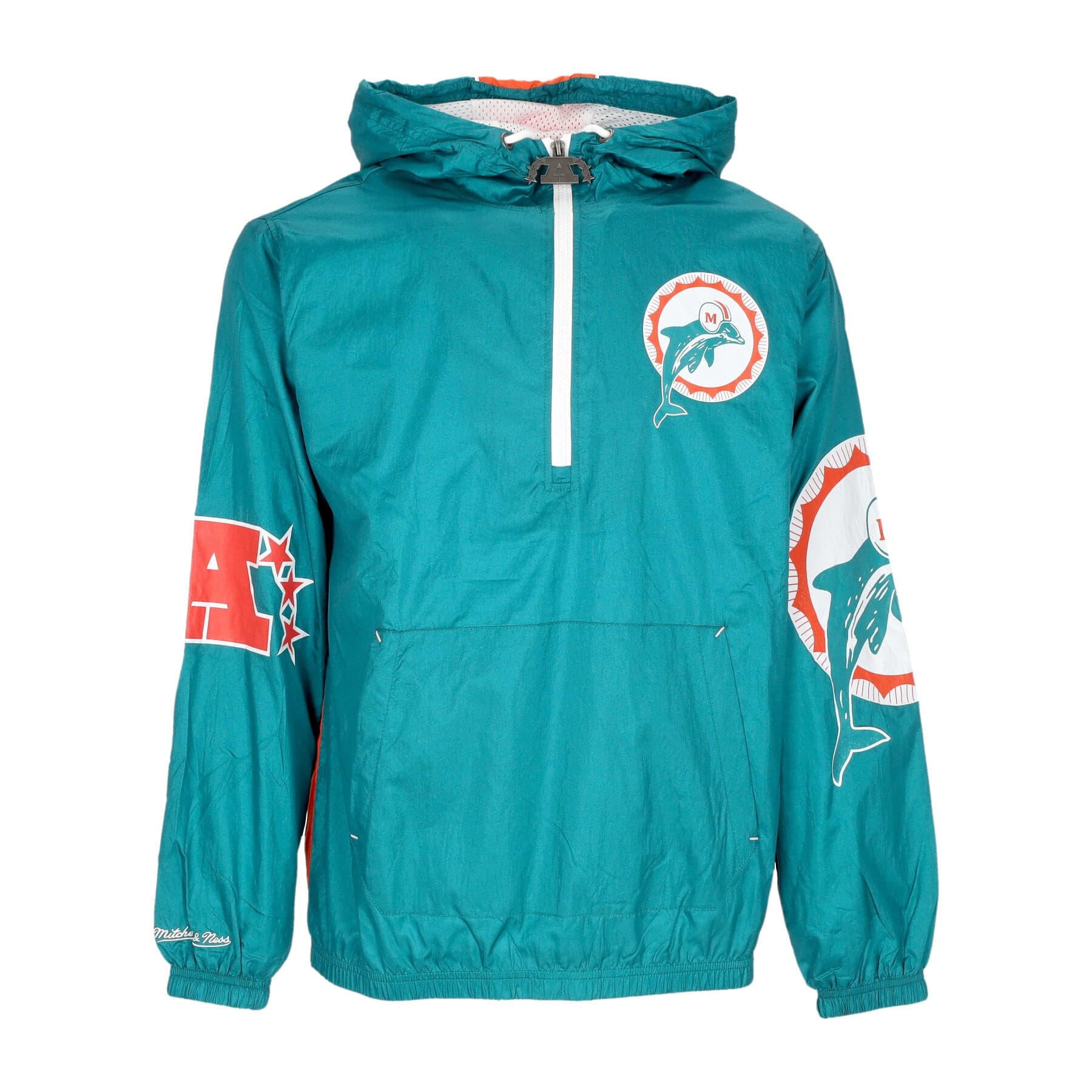 MITCHELL &amp; NESS Giacca a Vento Infilabile Uomo Nfl Team Og 2.0 Anorak Windbreaker Miadol Original Team Colors - 3