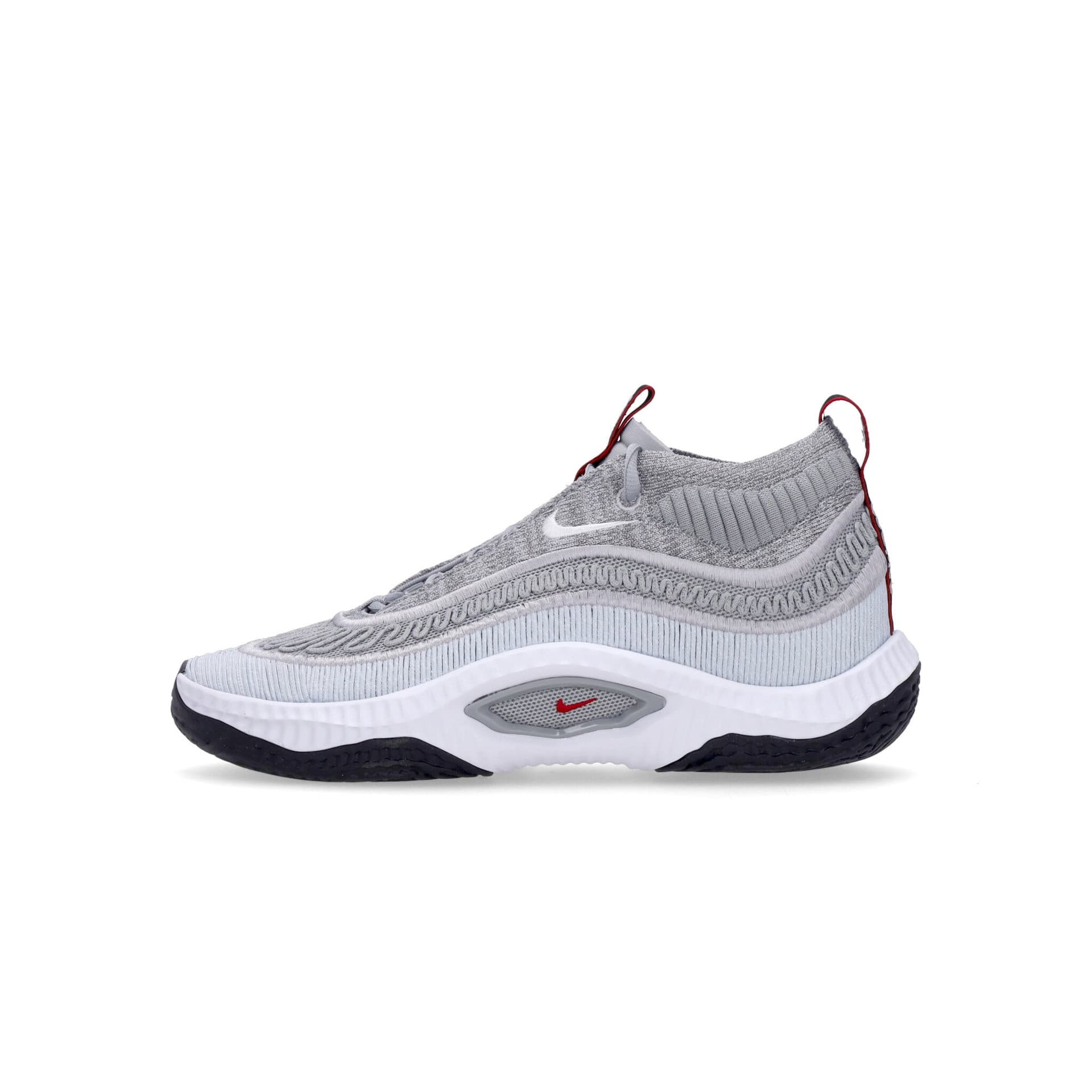 Nike Scarpa Basket Uomo Cosmic Unity 3 Flat Silver/pure Platinum/varsity Red - 7