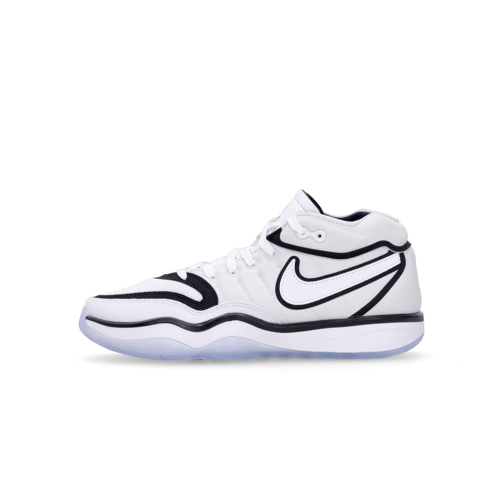 NIKE NBA Scarpa Basket Uomo Air Zoom G.t. Hustle 2 White/black - 7