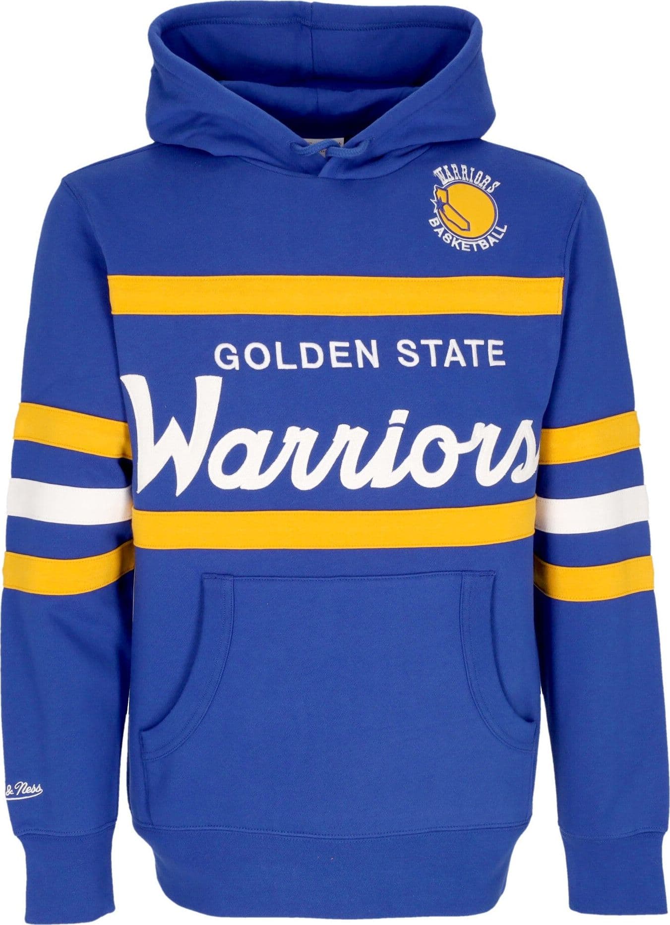 MITCHELL &amp; NESS Felpa Cappuccio Uomo Nba Head Coach Hoodie Golwar Original Team Colors – Mitchell & Ness – giacca
