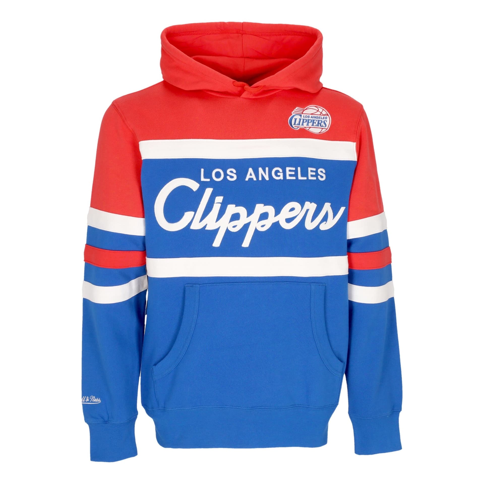 MITCHELL &amp; NESS Felpa Cappuccio Uomo Nba Head Coach Hoodie Loscli Original Team Colors - 3