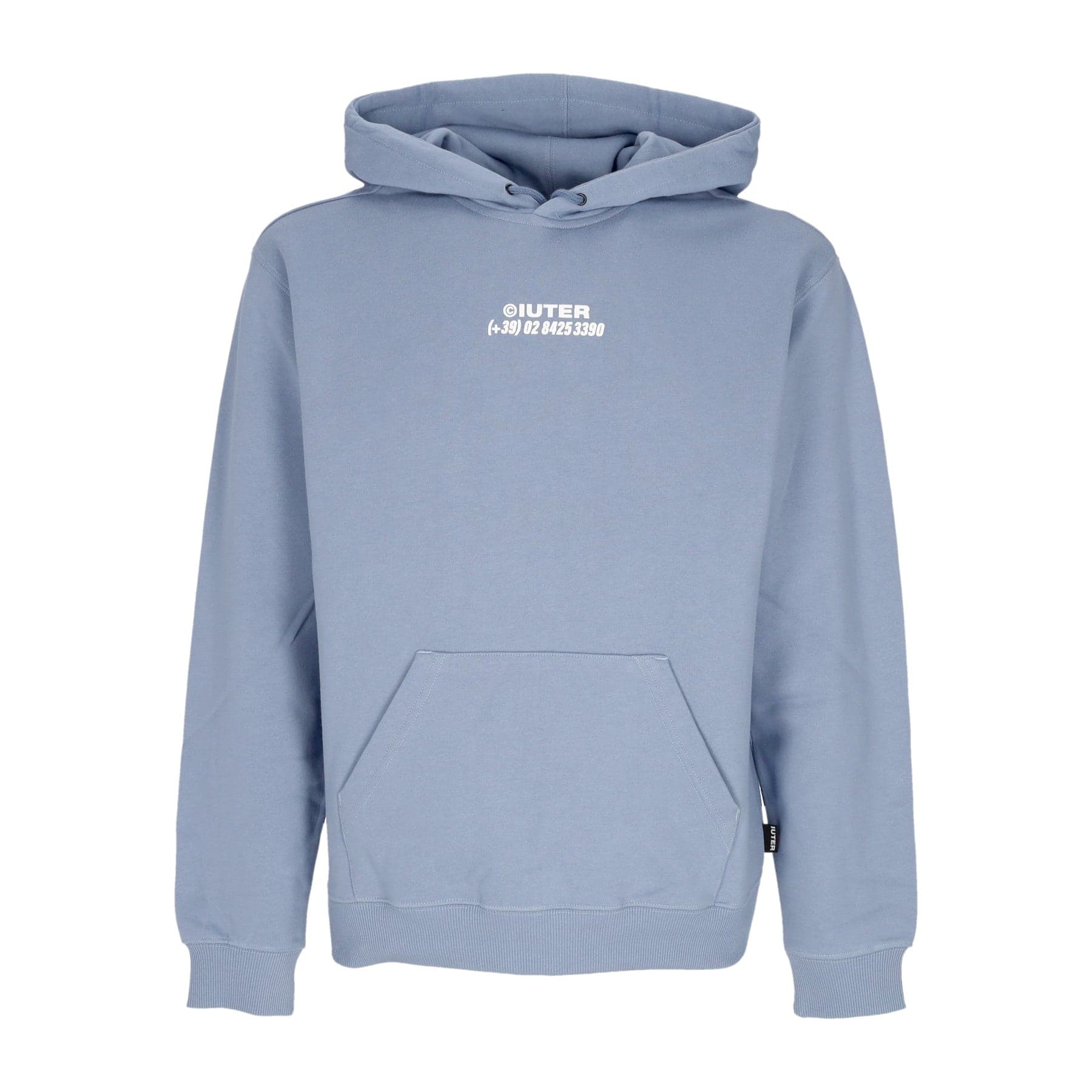 IUTER Felpa Leggera Cappuccio Uomo Horses Hoodie Country Blue - 3