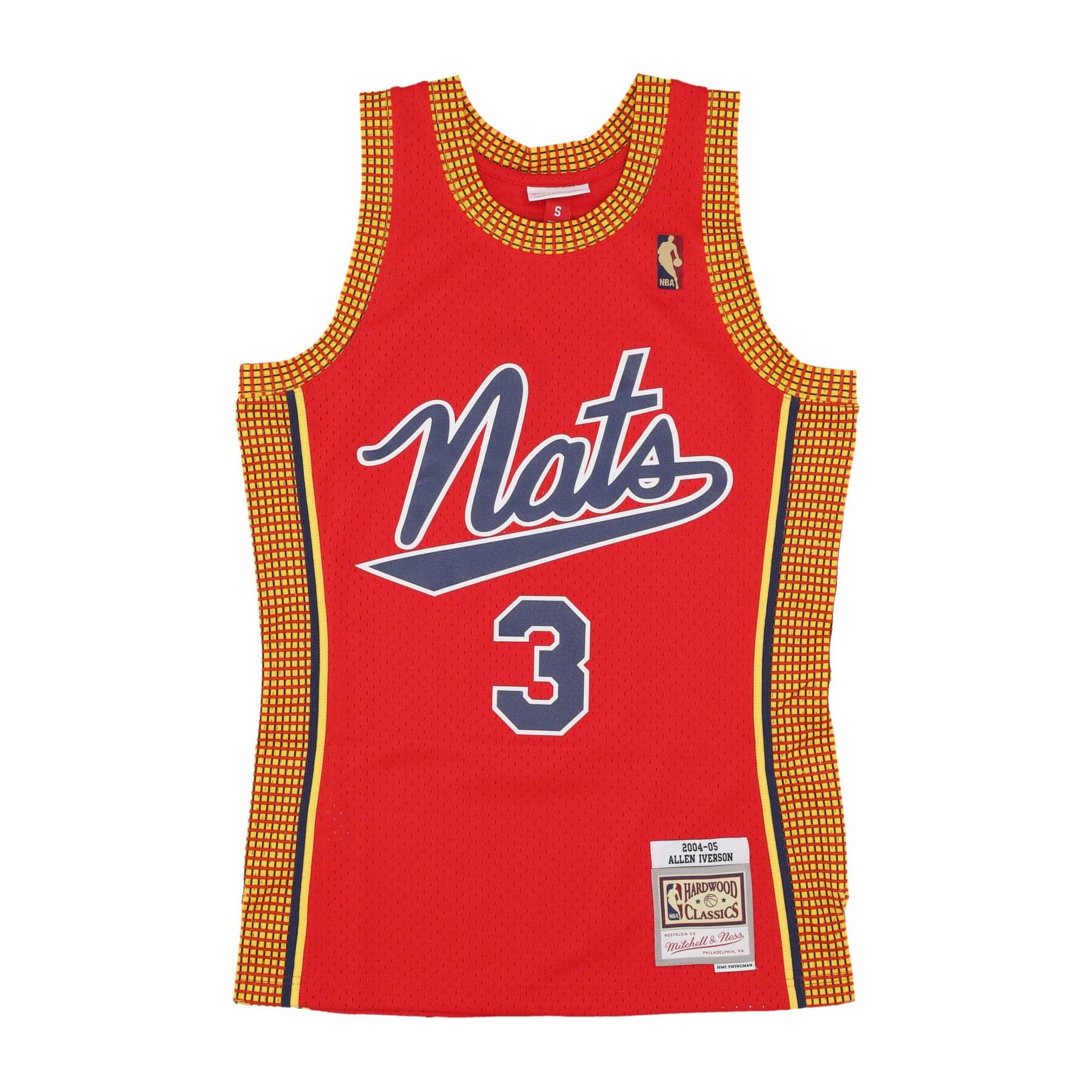 MITCHELL &amp; NESS Canotta Basket Uomo Nba Hwc Jersey 2004 No 3 Allen Iverson Phi76e Red - 3