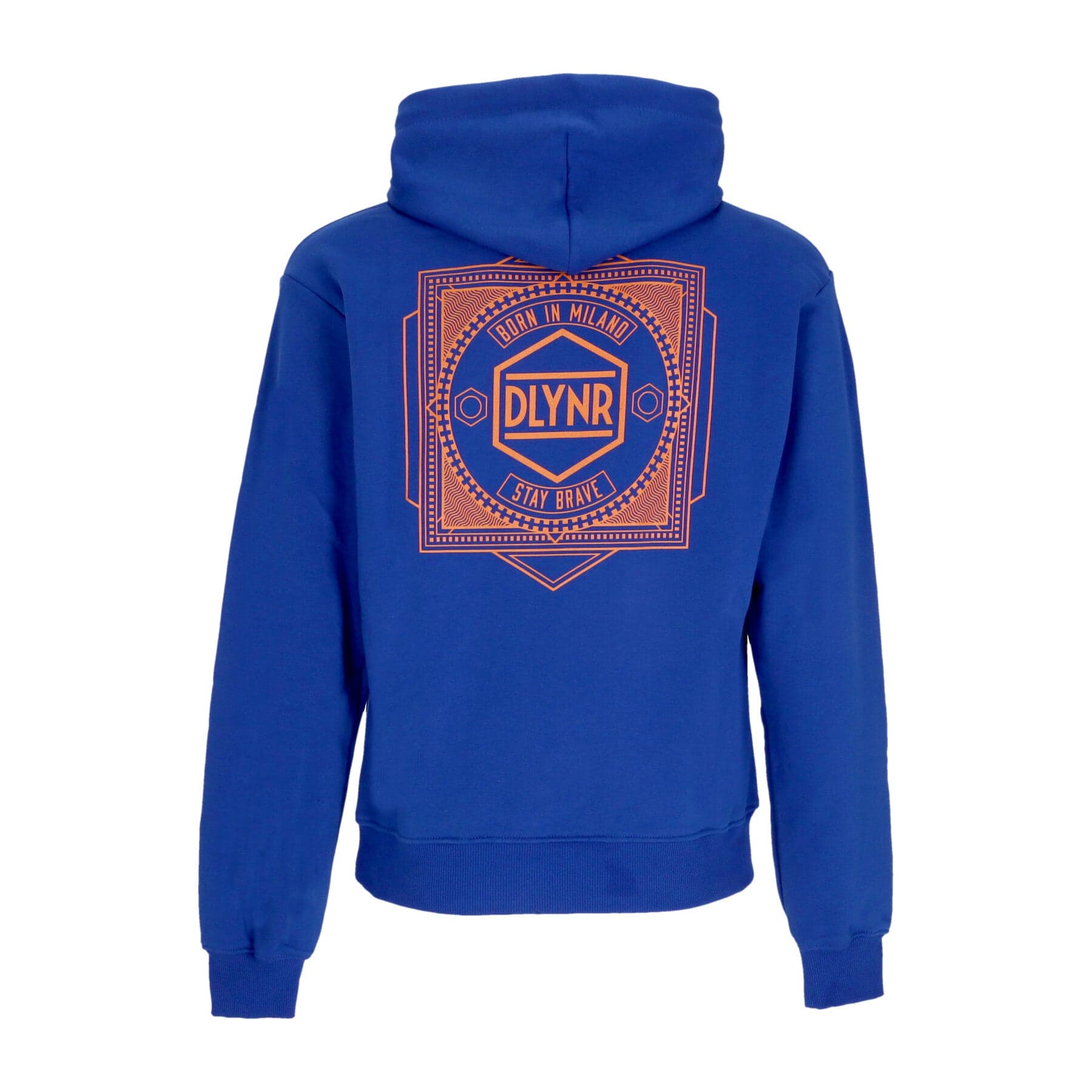 DOLLY NOIRE Felpa Leggera Cappuccio Uomo Corporate Hoodie Blue - 3