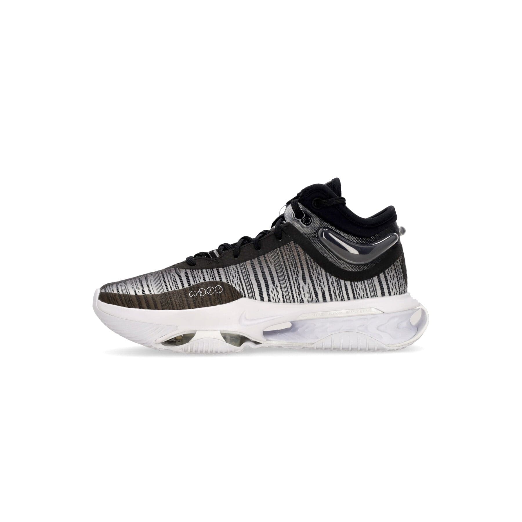 NIKE NBA Scarpa Basket Uomo Air Zoom G.t. Jump 2 Black/black/white/glacier Blue – 42,5 – nero