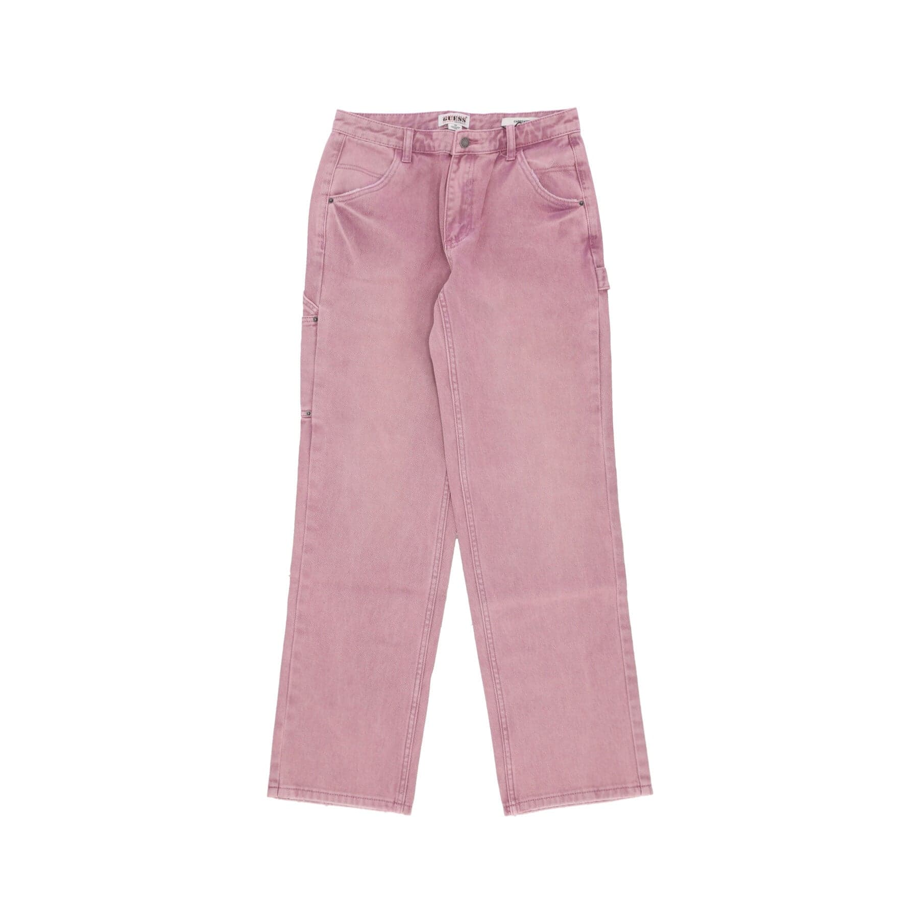 GUESS ORIGINALS Jeans Donna W Go Overdye Carpenter Pant Go Overdye Pink Wash - 5