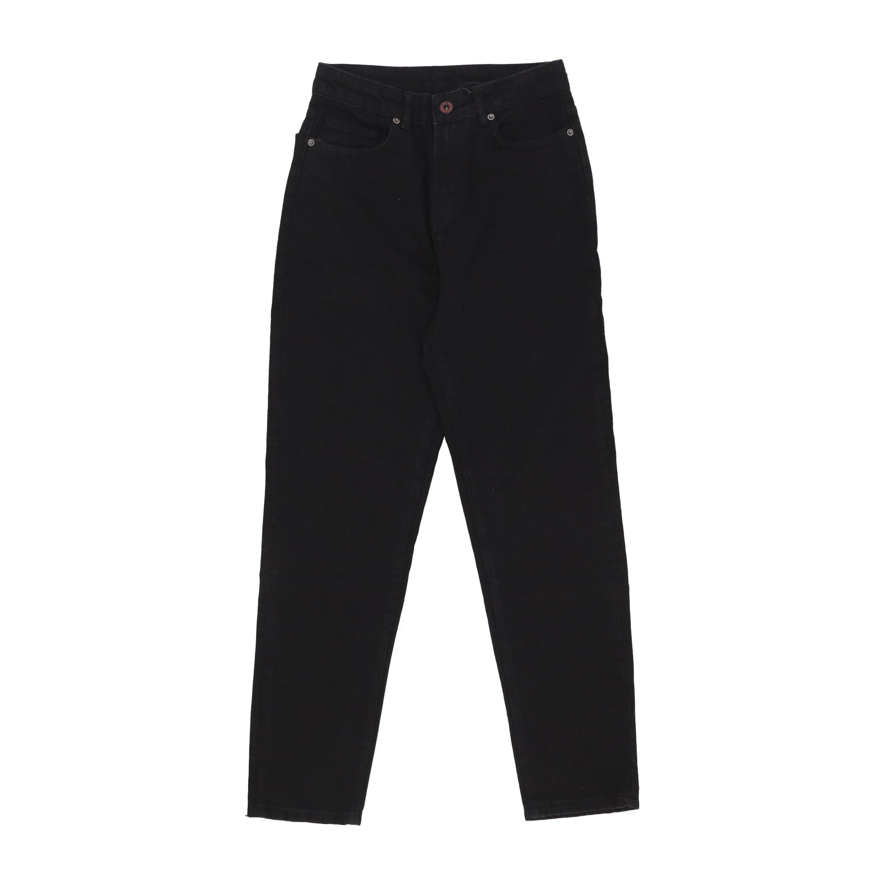 VISION OF SUPER Jeans Uomo Printed Flames and Logo Jeans Black Denim - 5