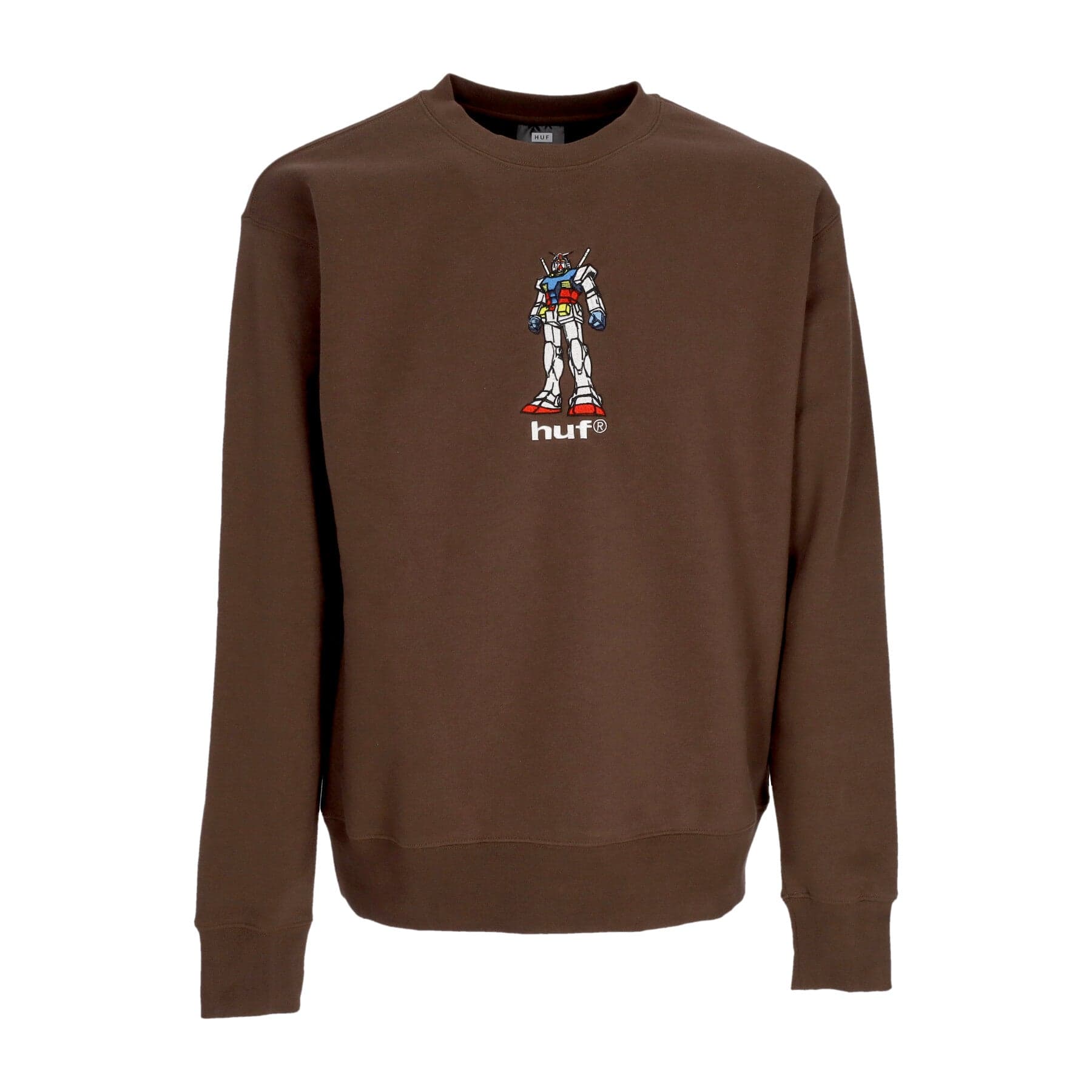 HUF Felpa Girocollo Uomo 79 Crewneck X Gundam Chocolate - 4
