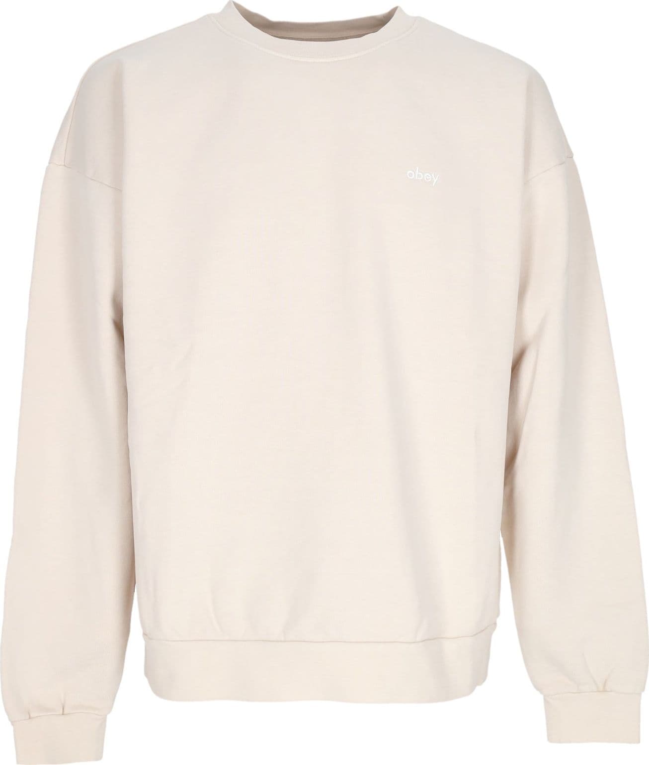 OBEY Felpa Leggera Girocollo Uomo Lowercase Pigment Crew Fleece Pigment Clay – XL – giacca