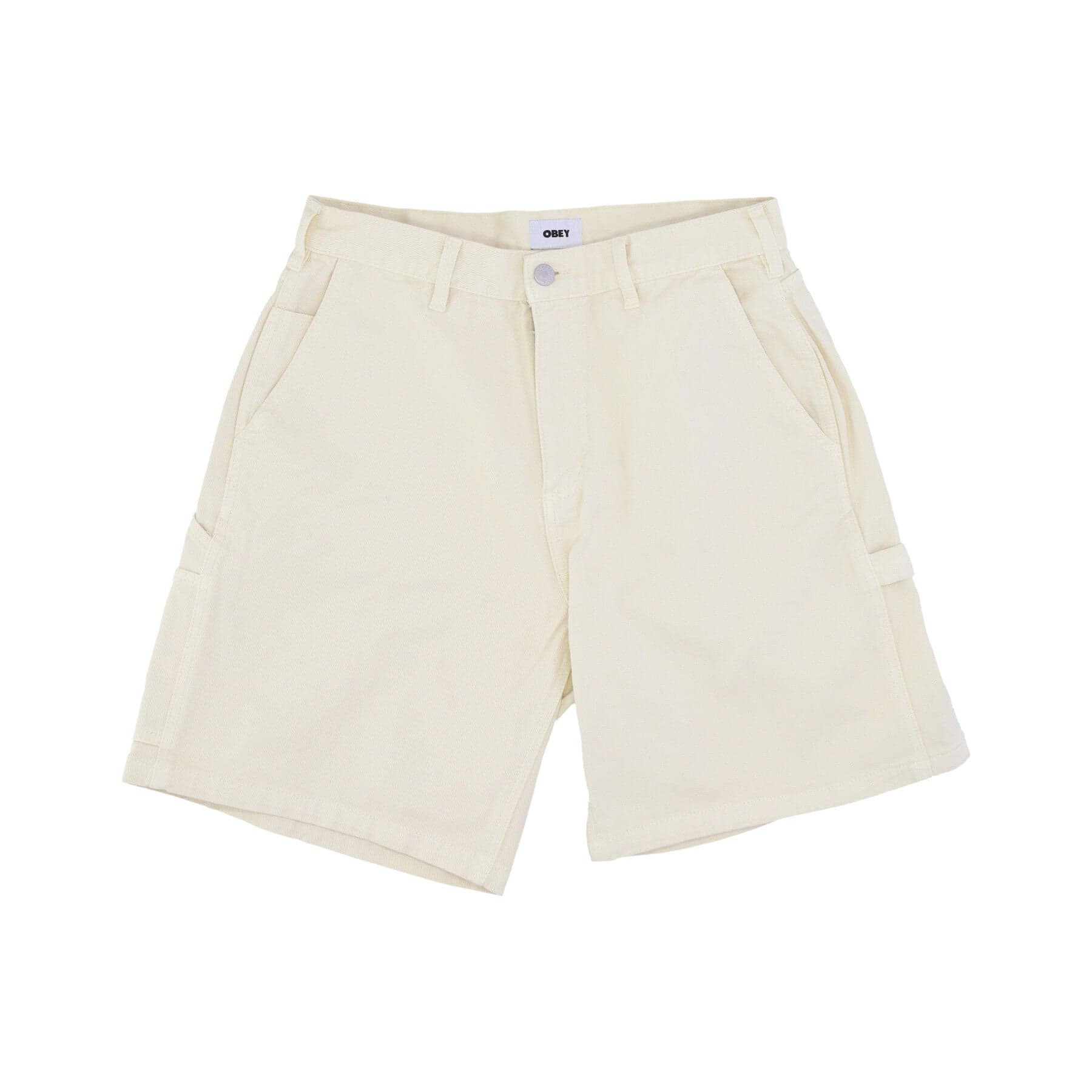 OBEY Jeans Corto Uomo Bigwig Denim Carpenter Short Unbleached - 5