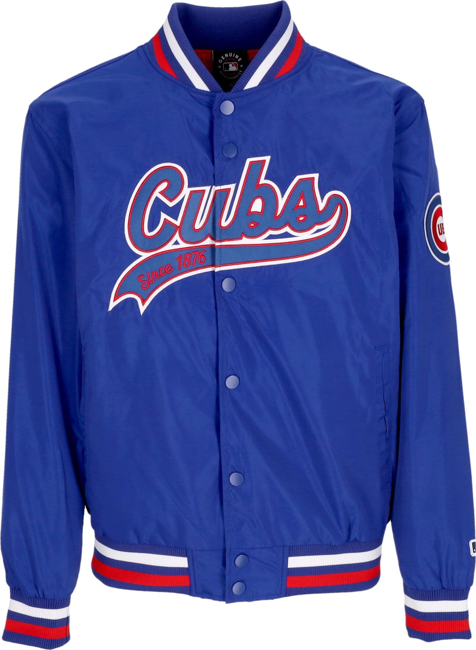 FANATICS BRANDED Giubbotto Bomber Uomo Mlb Sateen Jacket Chicub Original Team Colors – giacca
