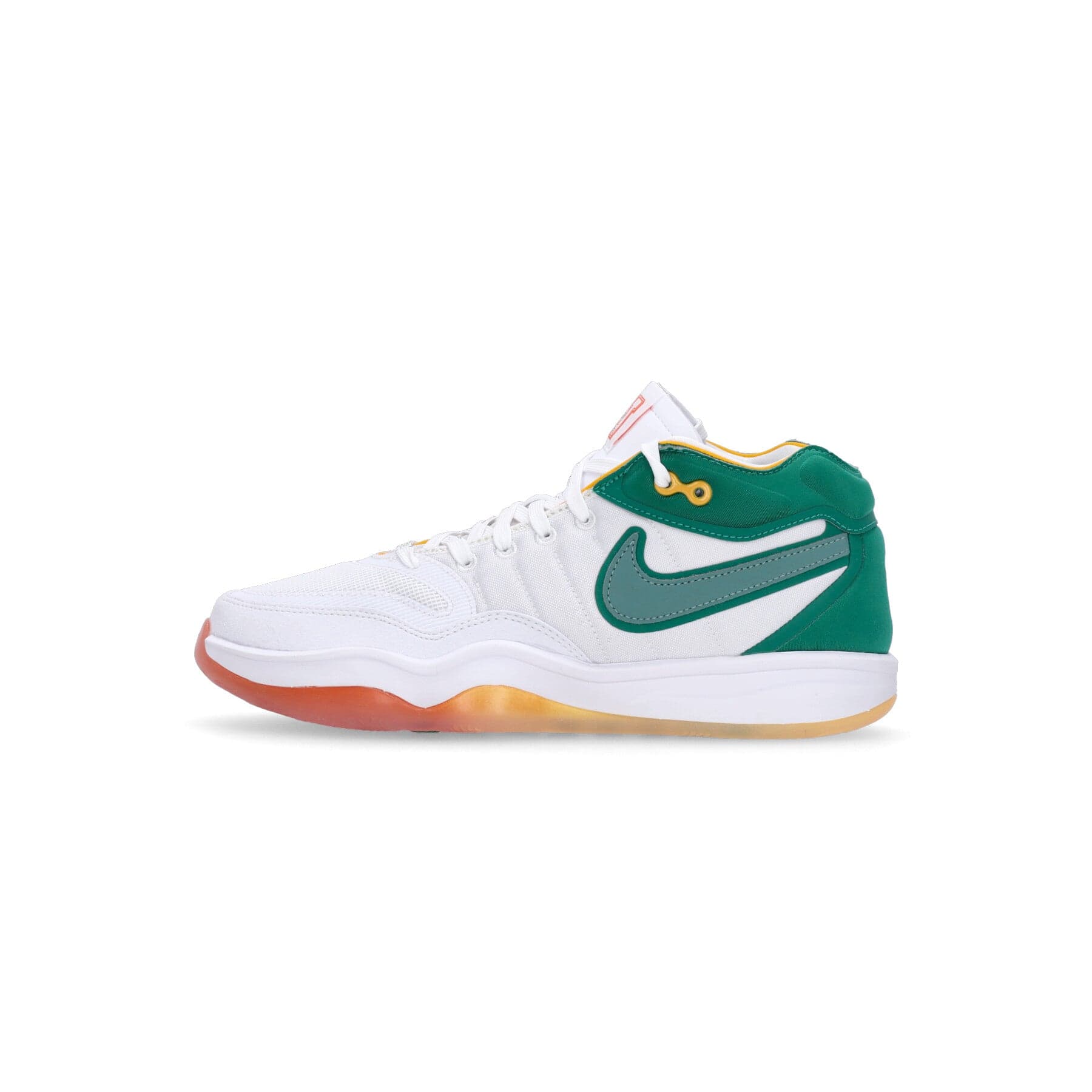 NIKE NBA Scarpa Basket Uomo Air Zoom G.t. Hustle 2 White/vintage Green/malachite - 8