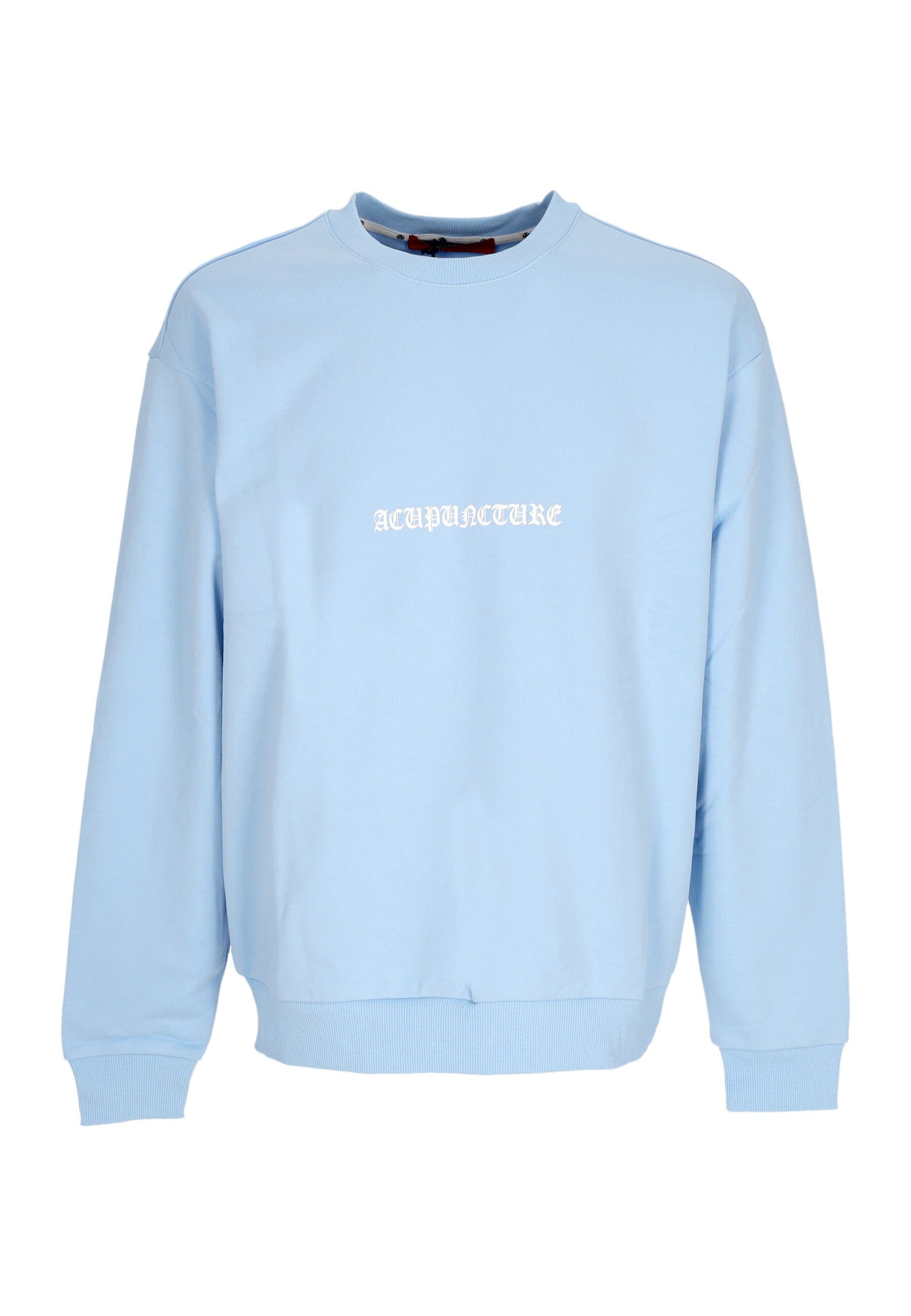 ACUPUNCTURE Felpa Leggera Girocollo Uomo Acu Crewneck Baby Blue - 5