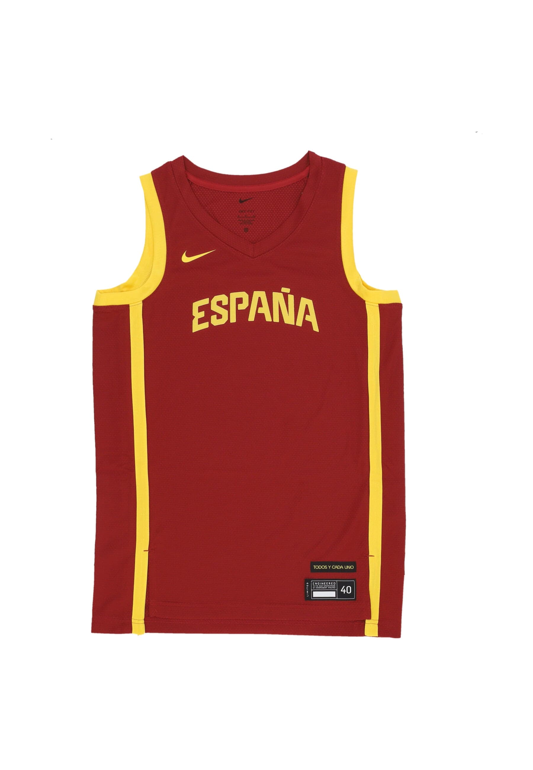 Nike Canotta Basket Uomo Limited Road Basketball Jersey Team Spain Team Crimson/tour Yellow – XL – giacca