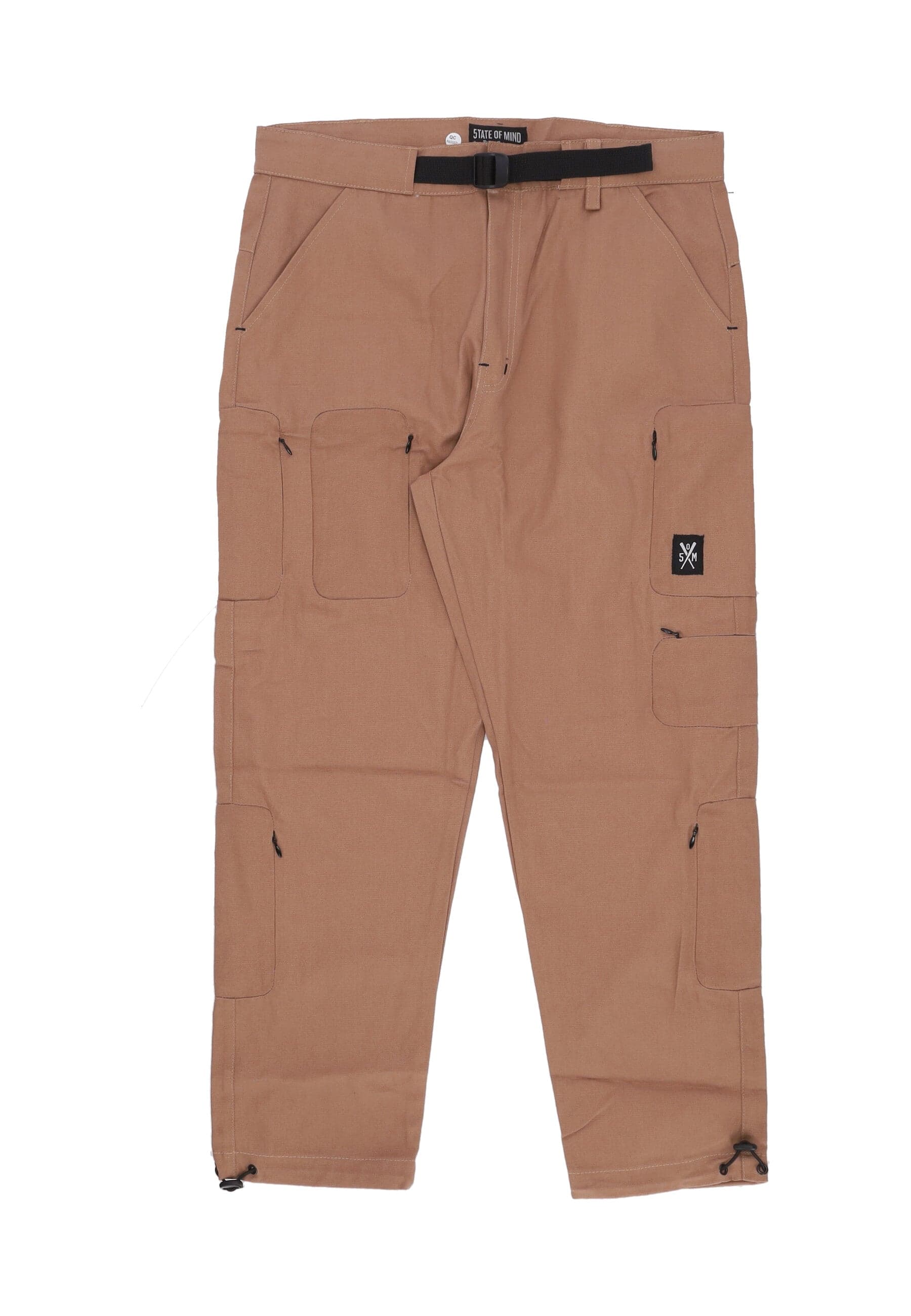 5TATE OF MIND Pantalone Lungo Uomo Hidden Cargo Pants Brown - 5