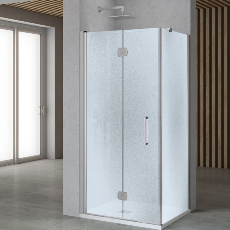Lato Fisso Per Porta Pieghevole Edera LF110T 6 Millimetri Chrome Ix Box Shower - 34