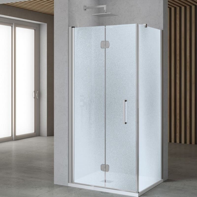 Lato Fisso Per Porta Pieghevole Edera LF110T 6 Millimetri Chrome Ix Box Shower - 25