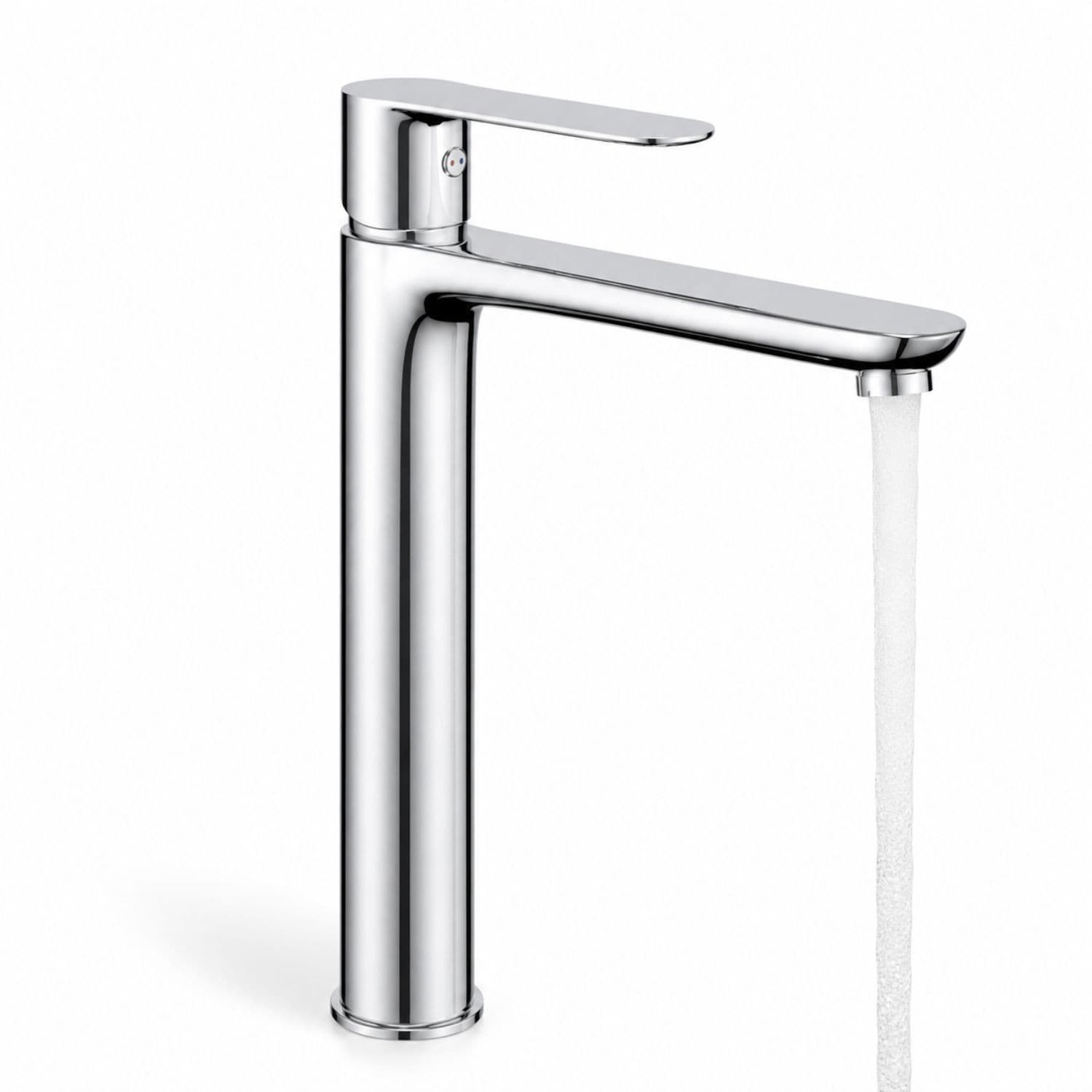 Miscelatore Rubinetto Oceania Per Lavabo Alto In Ottone Cromato - 2