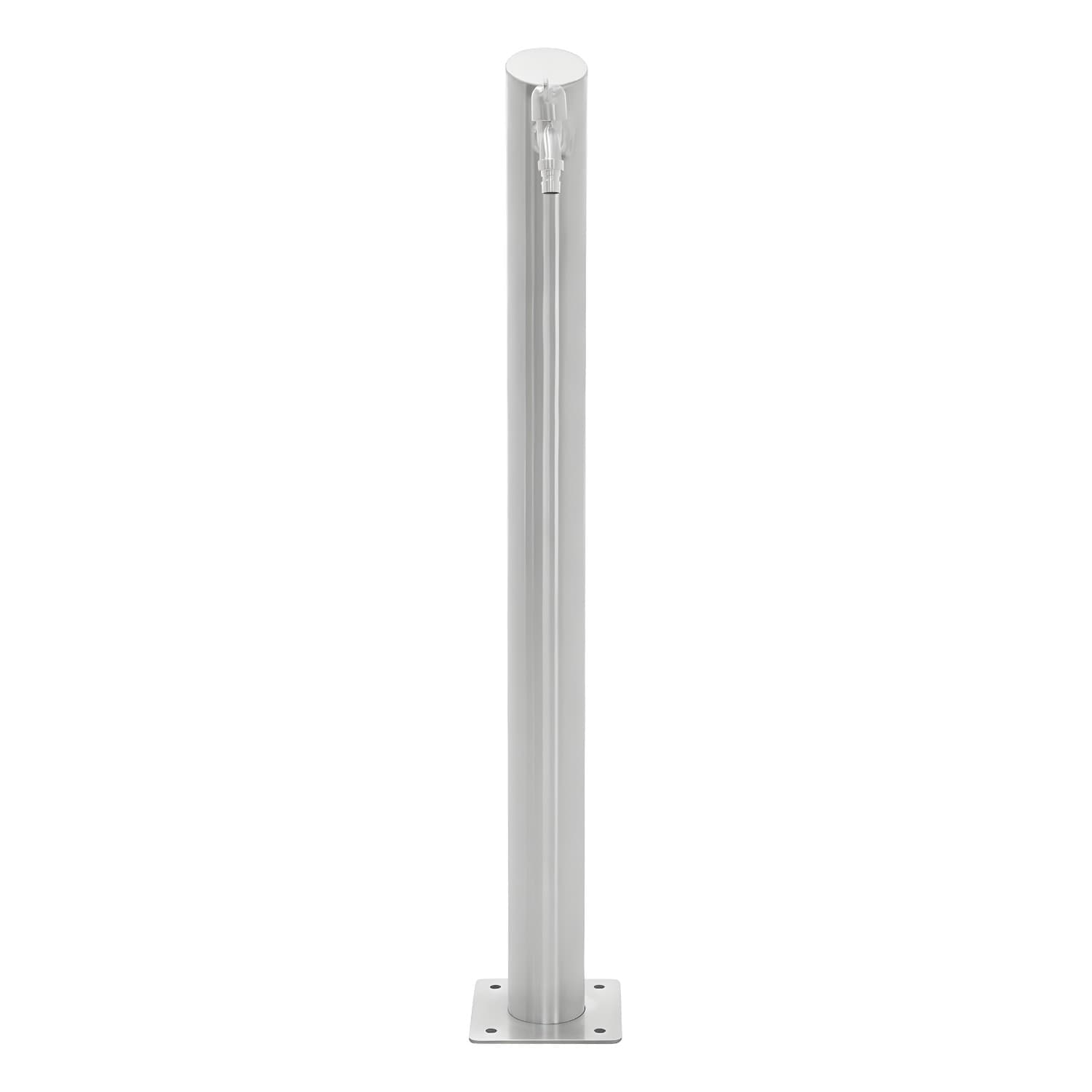 Fontana da Giardino a Colonna esterno in Acciaio Inox con Cover Impermeabile - 10