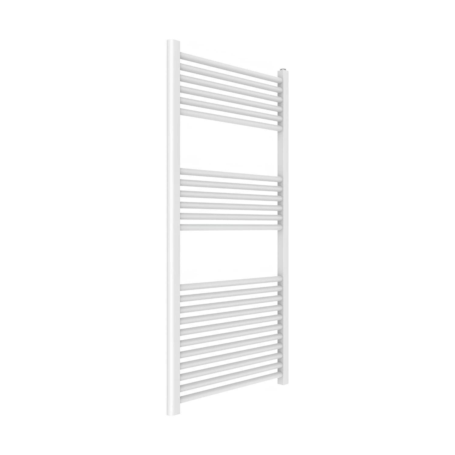 Termoarredo Scaldasalviette Tubolare Tondo In Acciaio Bianco Opaco - 22
