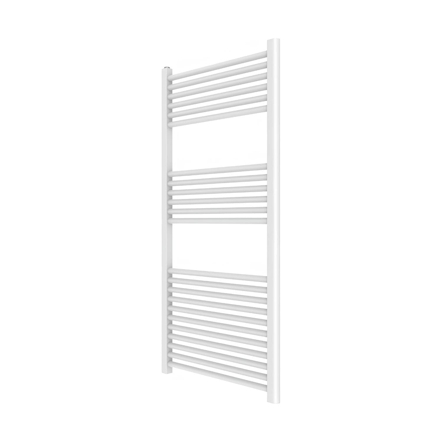Termoarredo Scaldasalviette Tubolare Tondo In Acciaio Bianco Opaco - 23