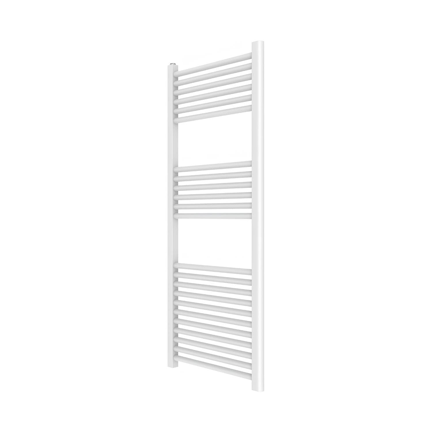 Termoarredo Scaldasalviette Tubolare Tondo In Acciaio Bianco Opaco - 29