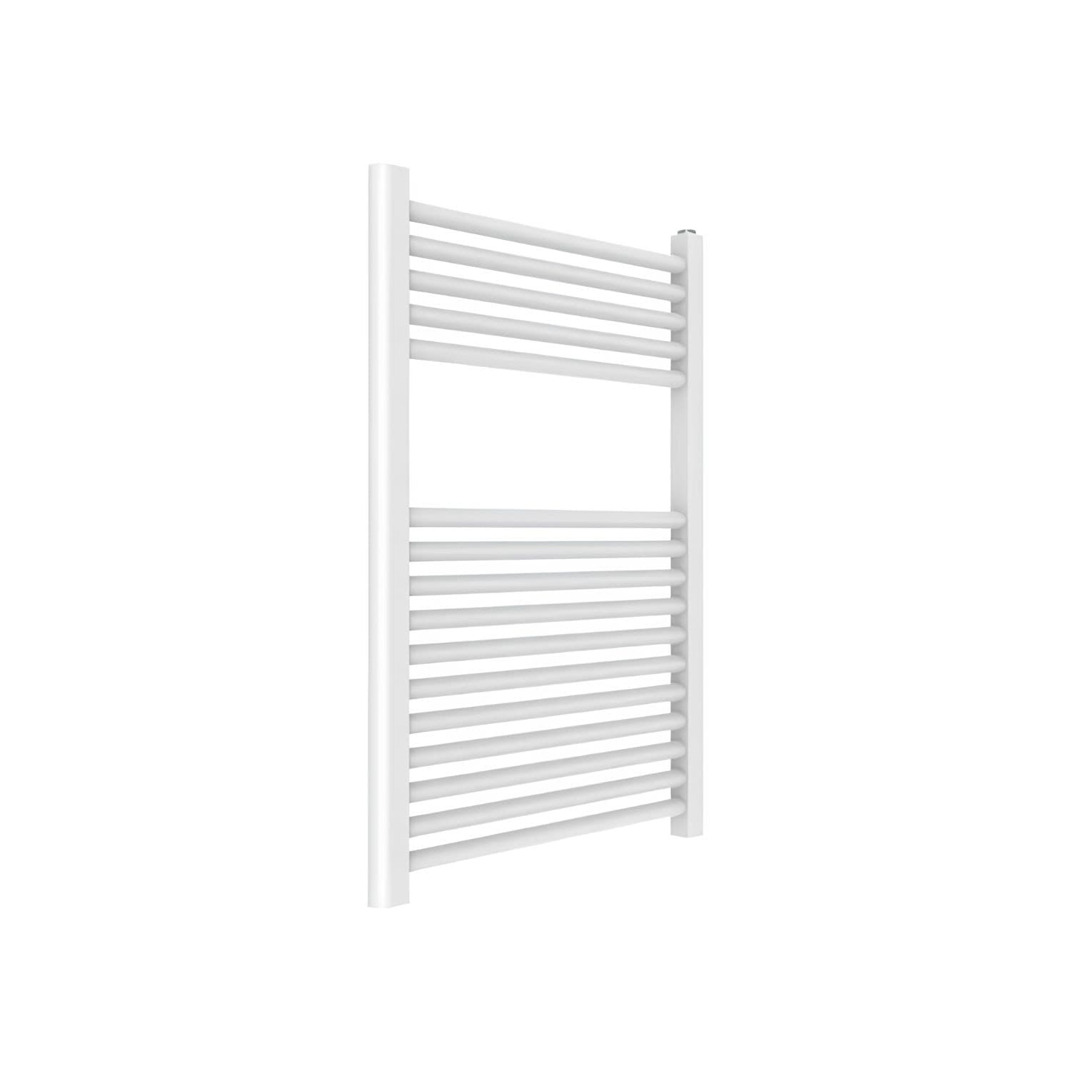 Termoarredo Scaldasalviette Tubolare Tondo In Acciaio Bianco Opaco - 4