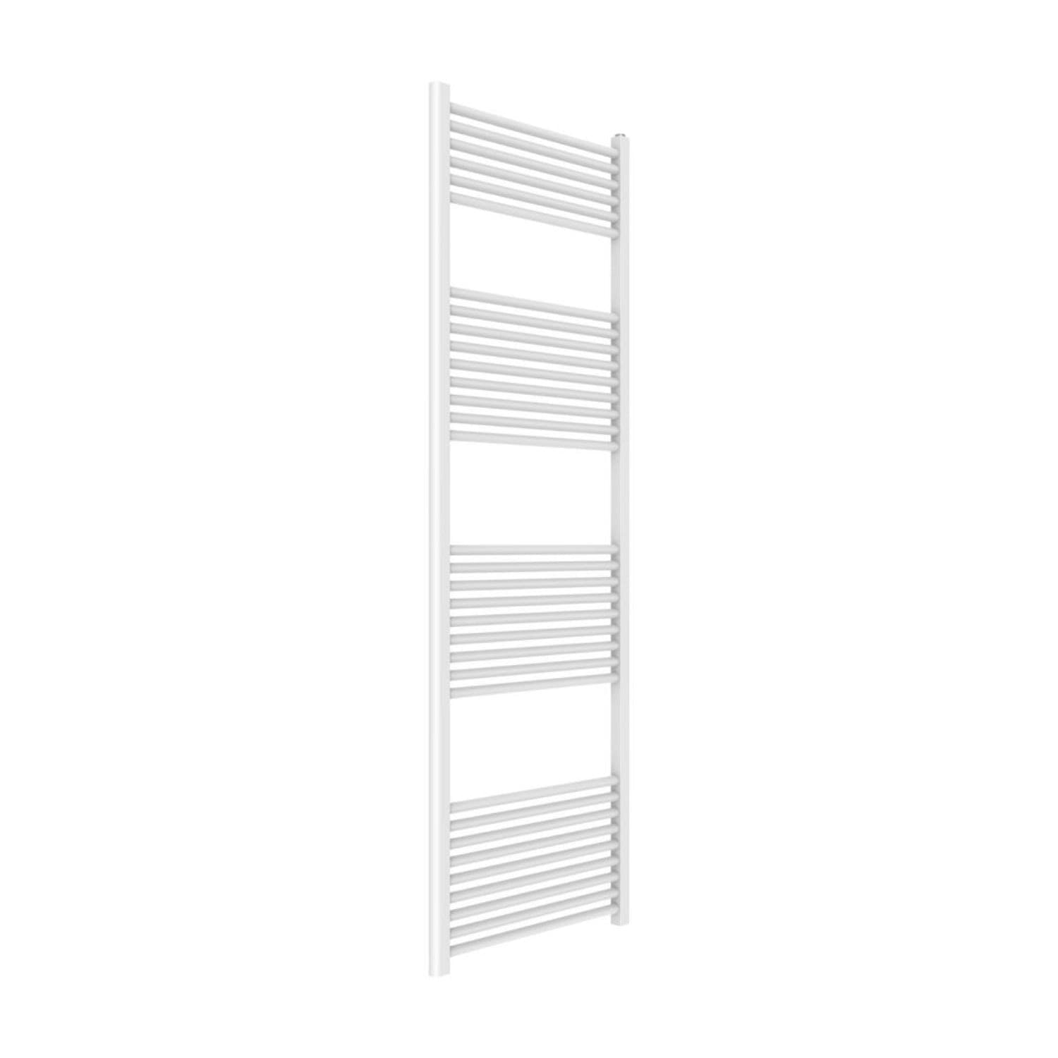 Termoarredo Scaldasalviette Tubolare Tondo In Acciaio Bianco Opaco - 46