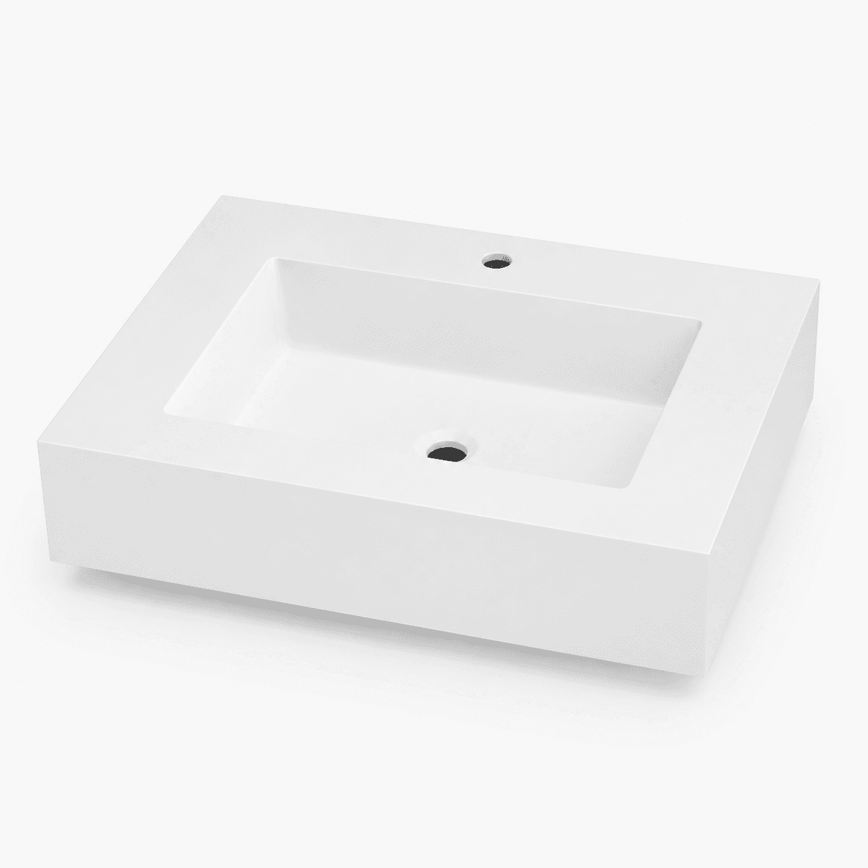 Top Lavabo Sospeso Serie Dustin In Mineral Marmo Finitura Liscia - 14