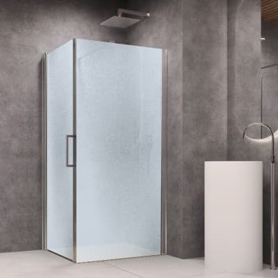 Lato Fisso per Porta Battente Briar 6 Millimetri Chrome per Box Doccia - 21
