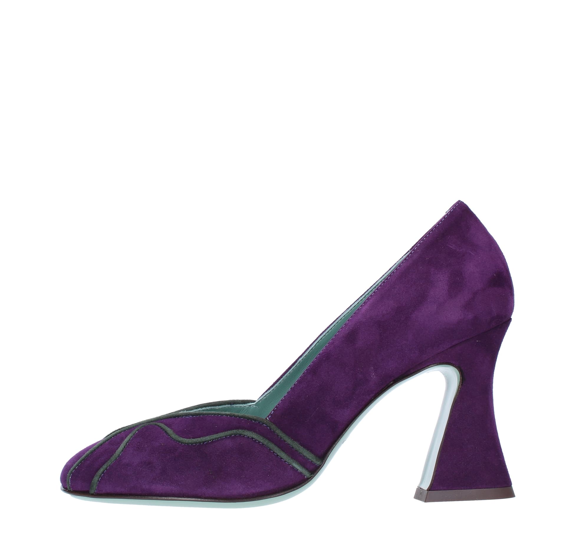 Paola D'Arcano  Scarpe con Tacco Viola – Viola Blu e verdi