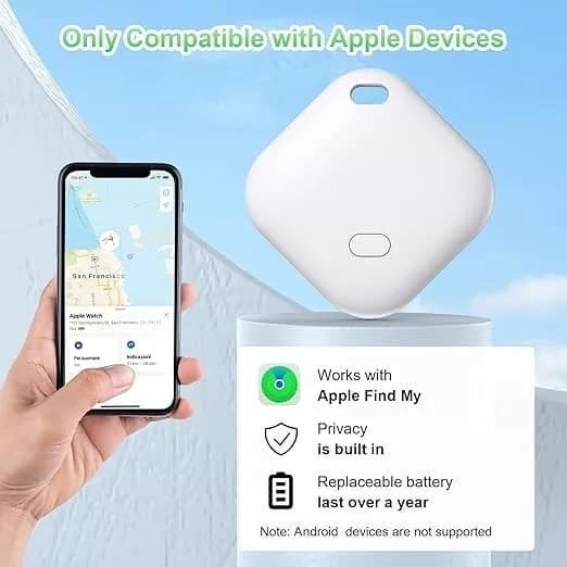 LOCALIZZATORE GPS BLUETOOTH TROVA OGGETTI KEY FINDER TRACKER WIRELESS PER IOS - 8