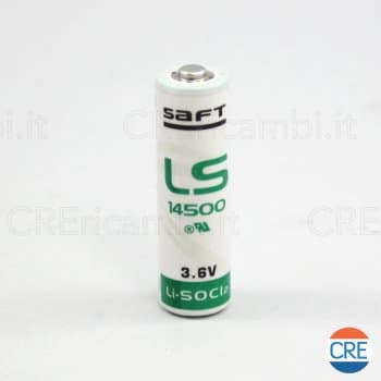 Batteria Litio 3.6V LS-14500 per Bilancia Pesapersona BS360, BS361, BS365, BS370 - 2