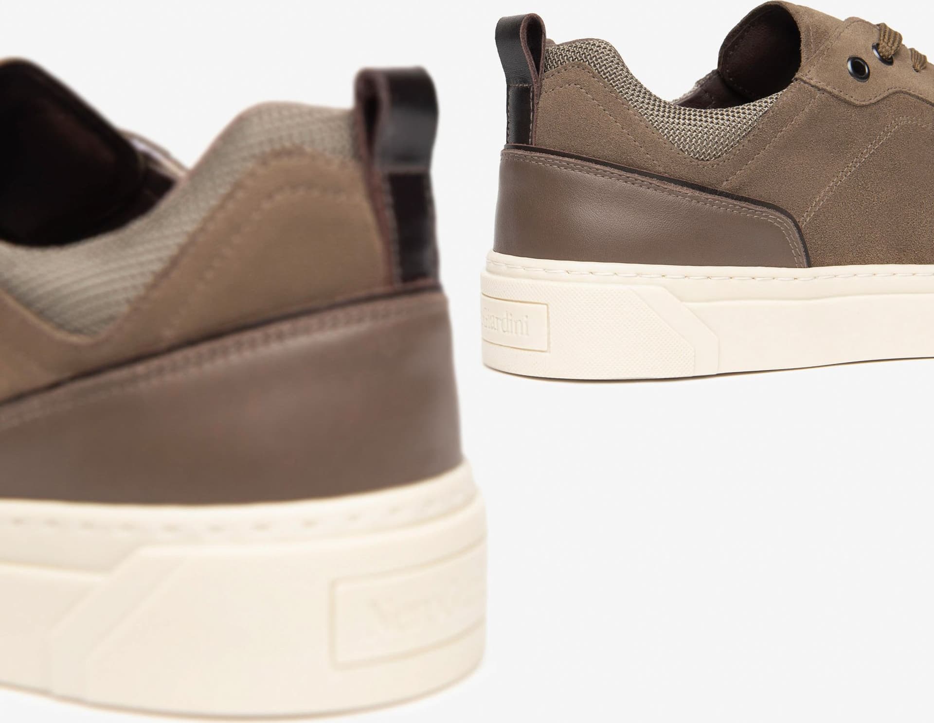 Nero Giardini sneakers uomo in camoscio e tessuto - 4