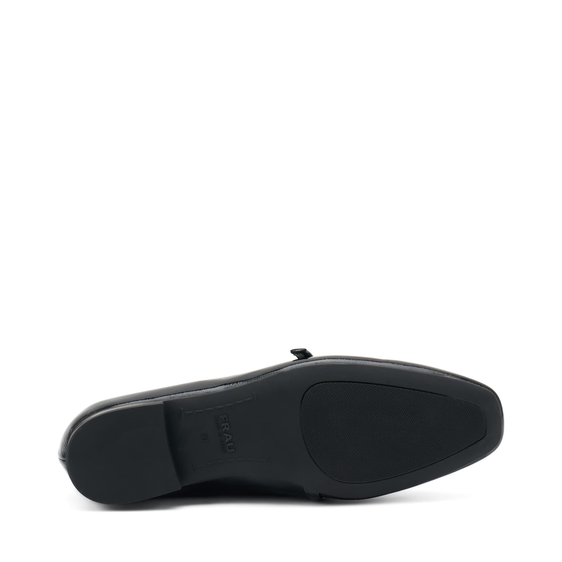 Frau ballerina in vernice con cinturino nero 91J0 - 5