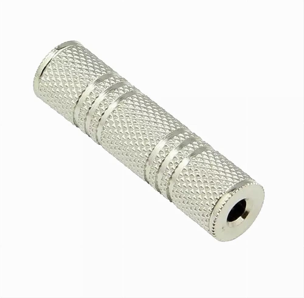 CONNETTORE AUX 3.5MM ADATTATORE FEMMINA/FEMMINA STEREO AUDIO ACCOPPIATORE C-035 - 7