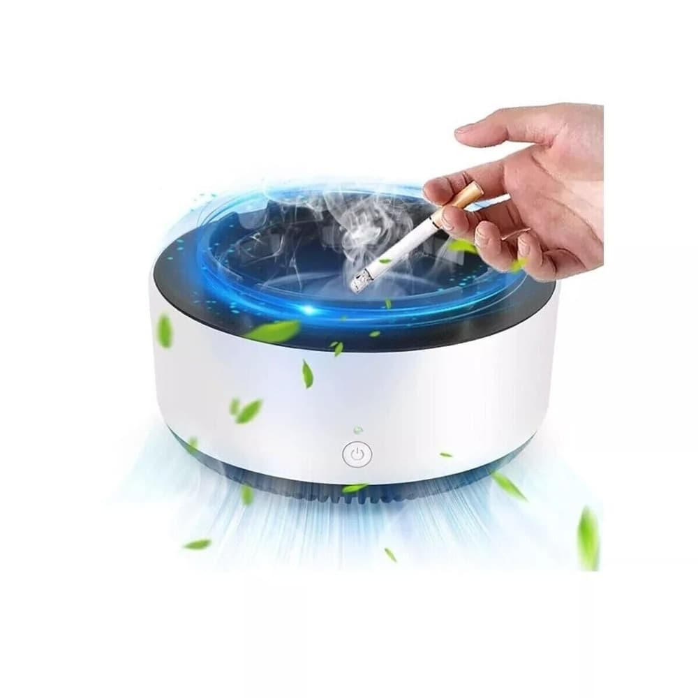 POSACENERE ELETTRICO ASPIRAFUMO FILTRO PURIFICATORE PORTACENERE INTELLIGENTE - 9