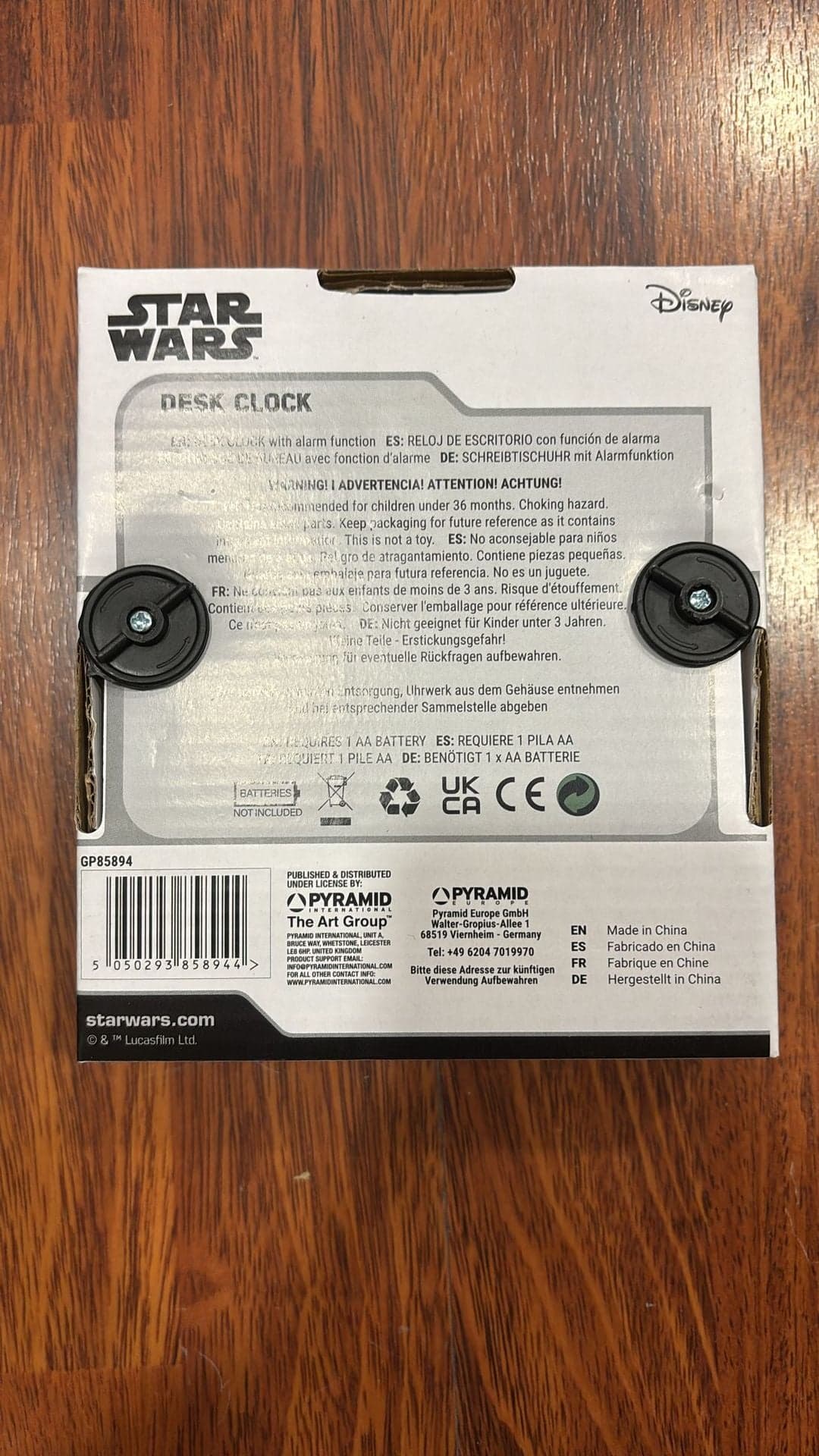 Orologio Da Tavolo Star Wars Long Time Ago - Gp85894 - 4